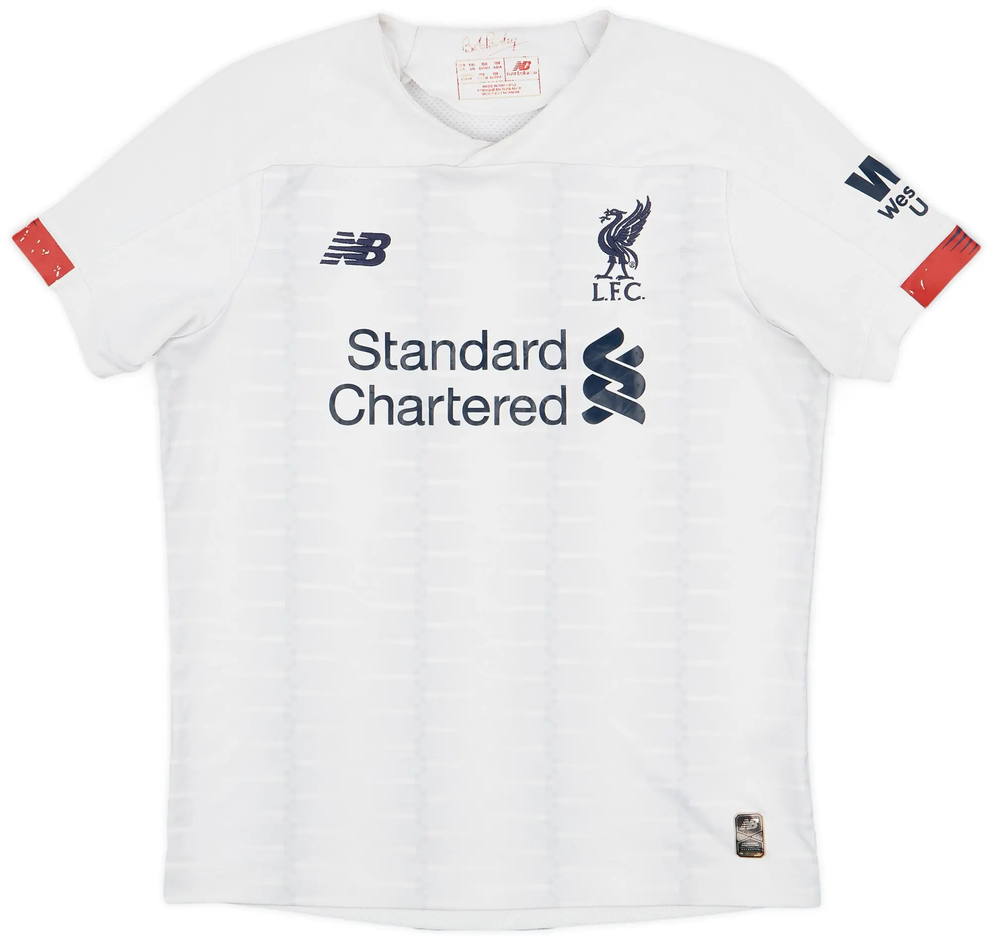 NewBalance 2019-20 Liverpool Away Shirt - 5/10 - (XL.Boys)