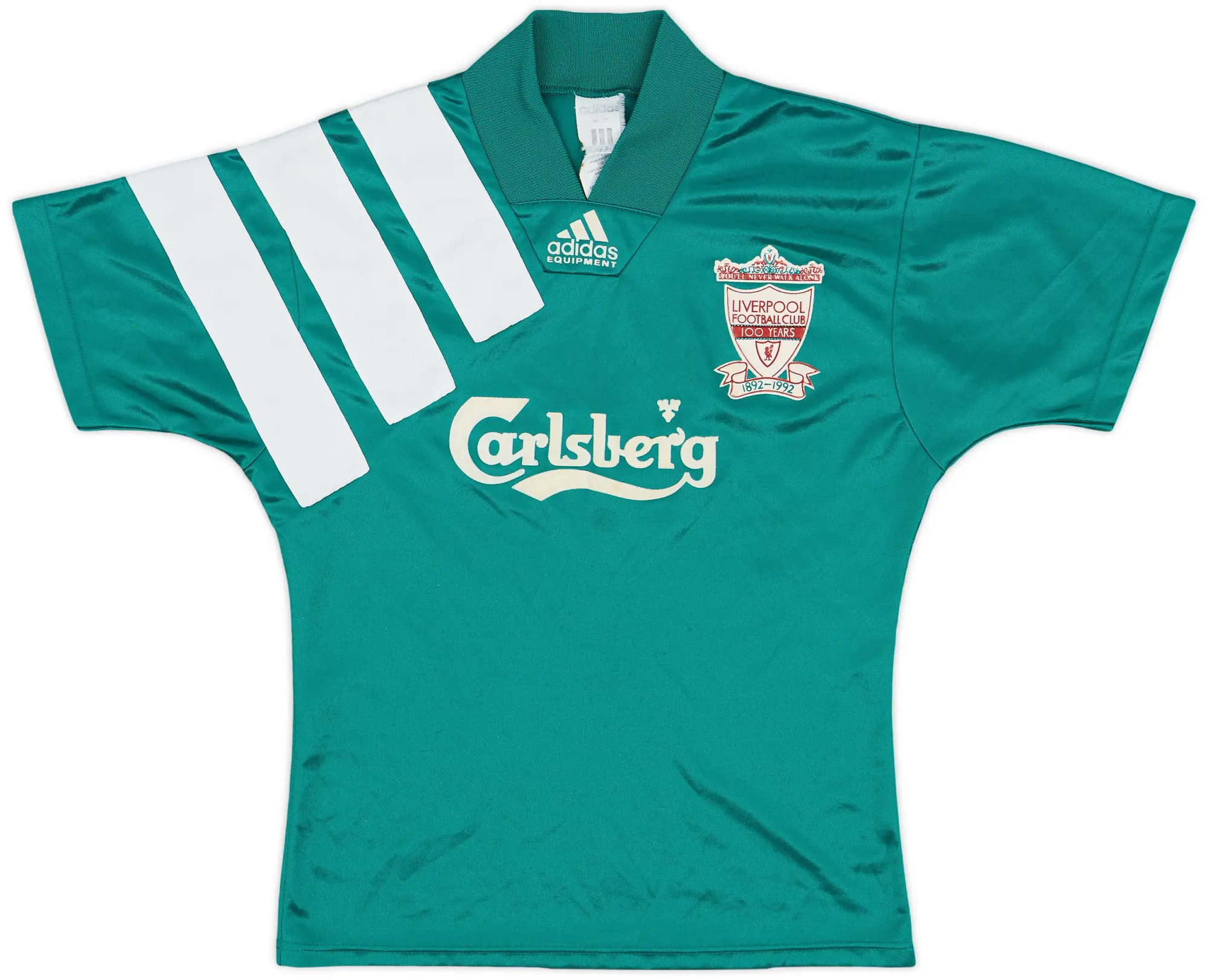 adidas 1992-93 Liverpool Centenary Away Shirt - 8/10 - (M.Boys)