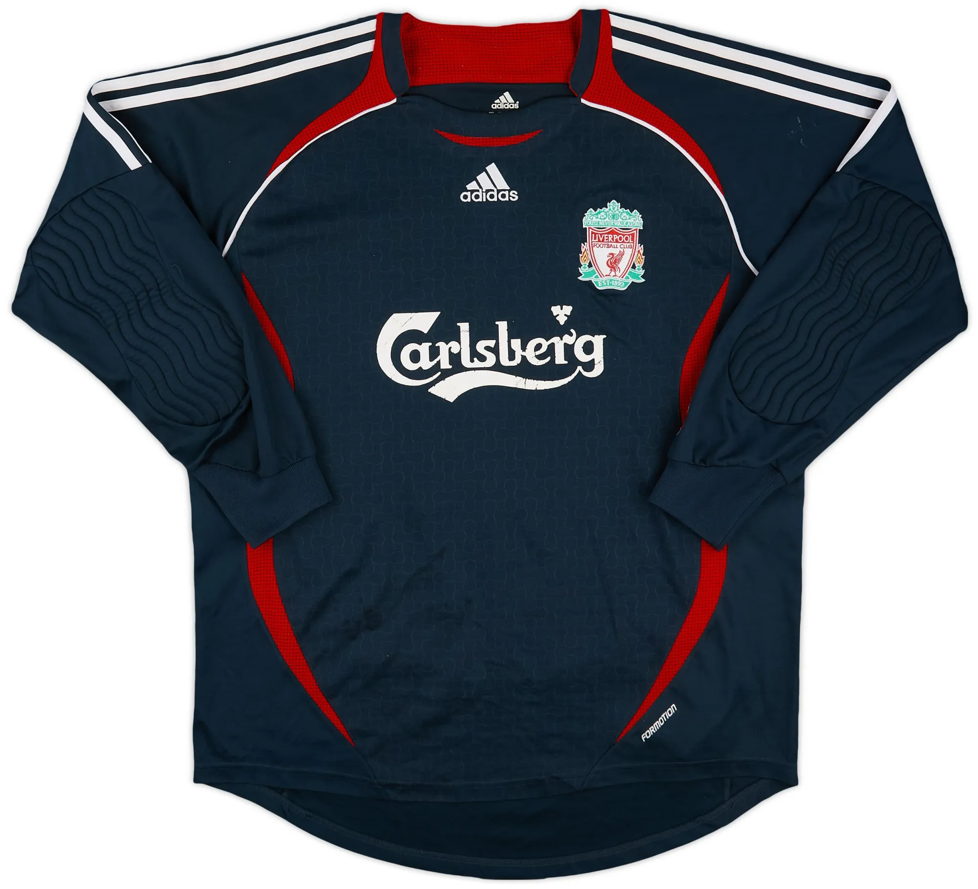 adidas Liverpool Mens LS Goalkeeper Home Shirt 2006/07