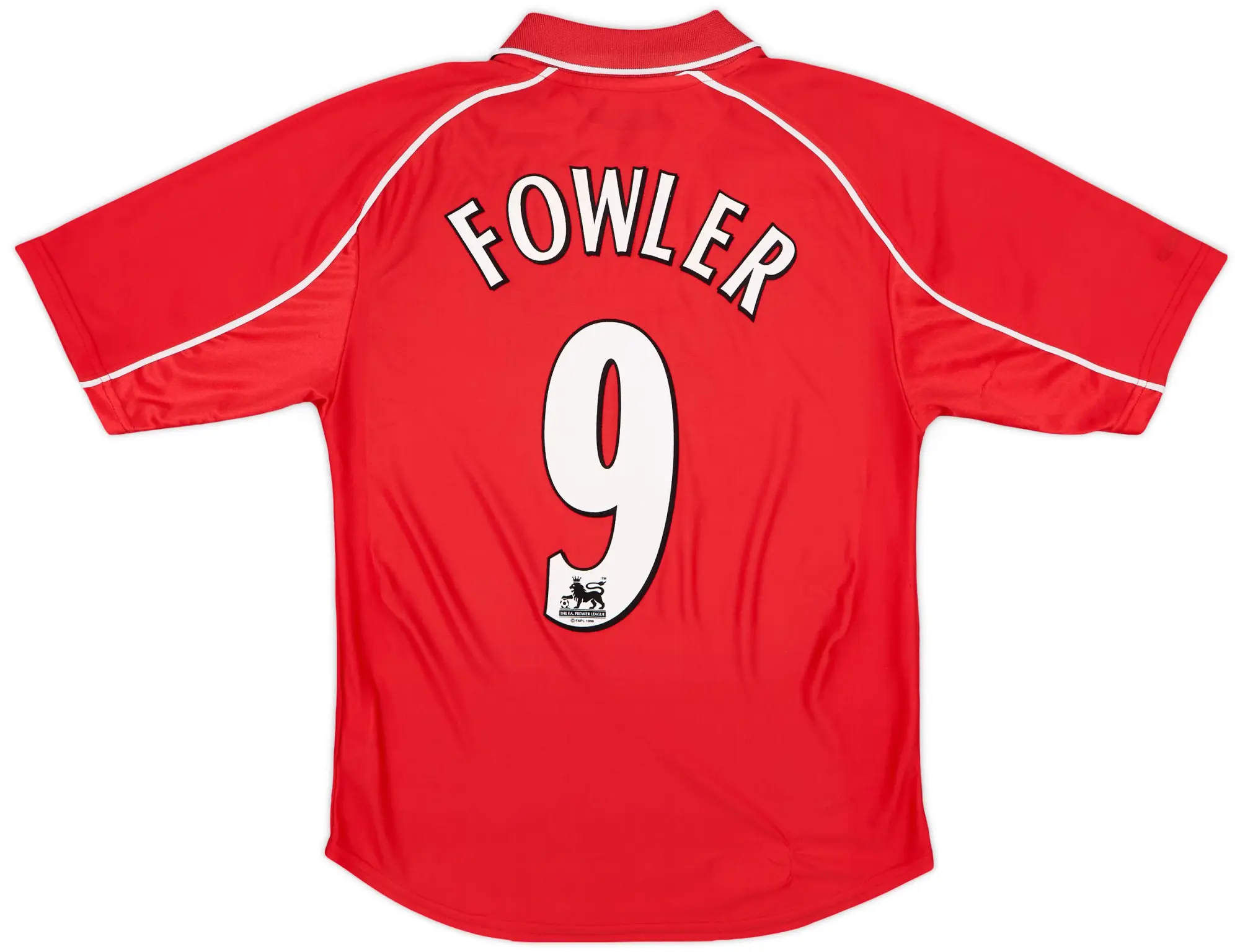 Reebok 2000-02 Liverpool Home Shirt Fowler #9 - 6/10 - (M)