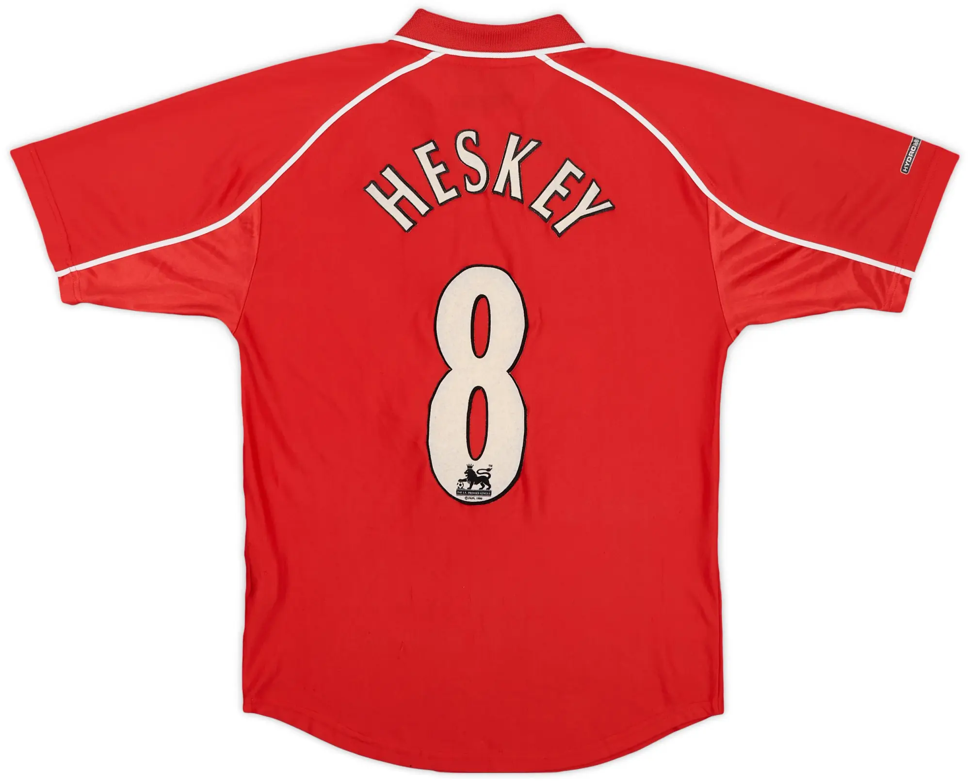 Reebok 2000-02 Liverpool Home Shirt Heskey #8 - 7/10 - (XL.Boys)