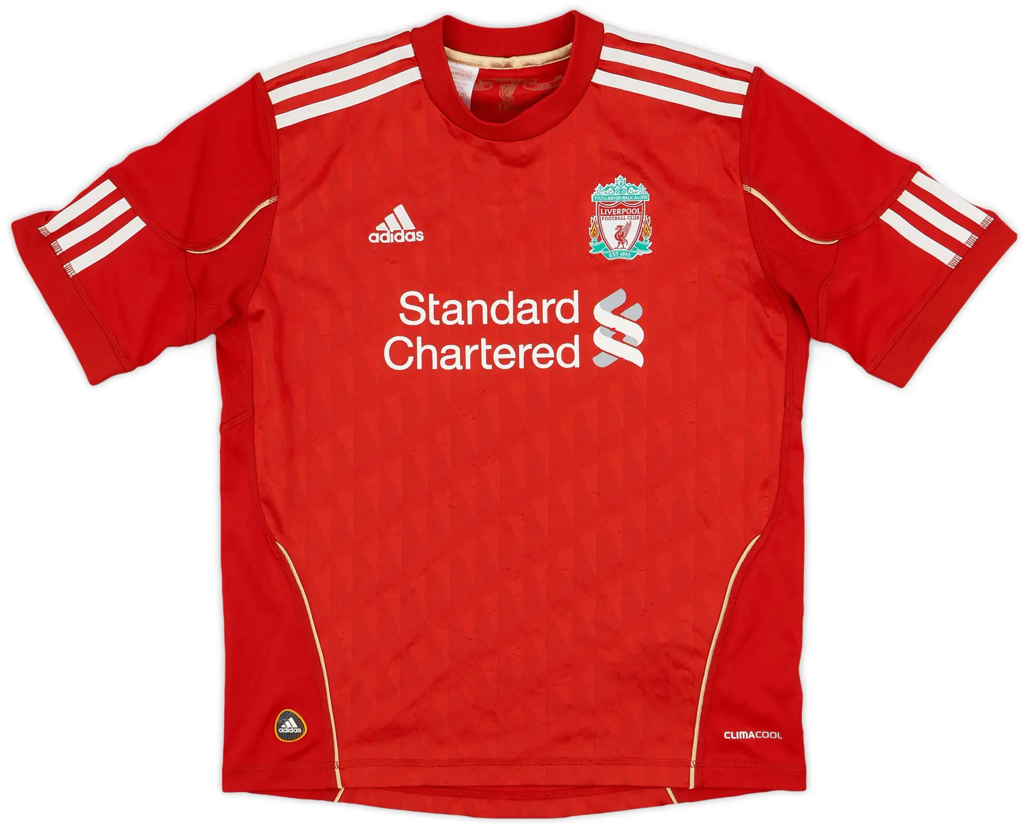 adidas 2010-12 Liverpool Home Shirt - 7/10 - (M.Boys)