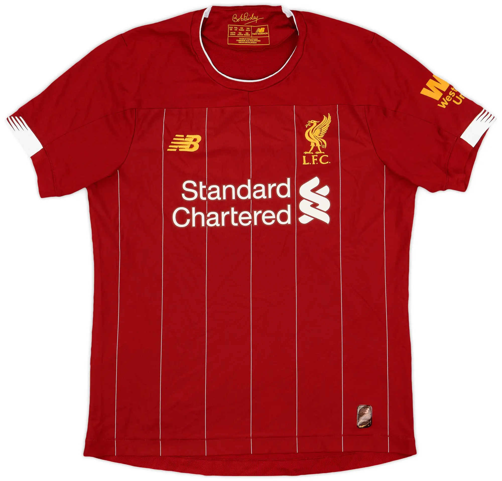 NewBalance 2019-20 Liverpool Home Shirt - 8/10 - (XL.Boys)
