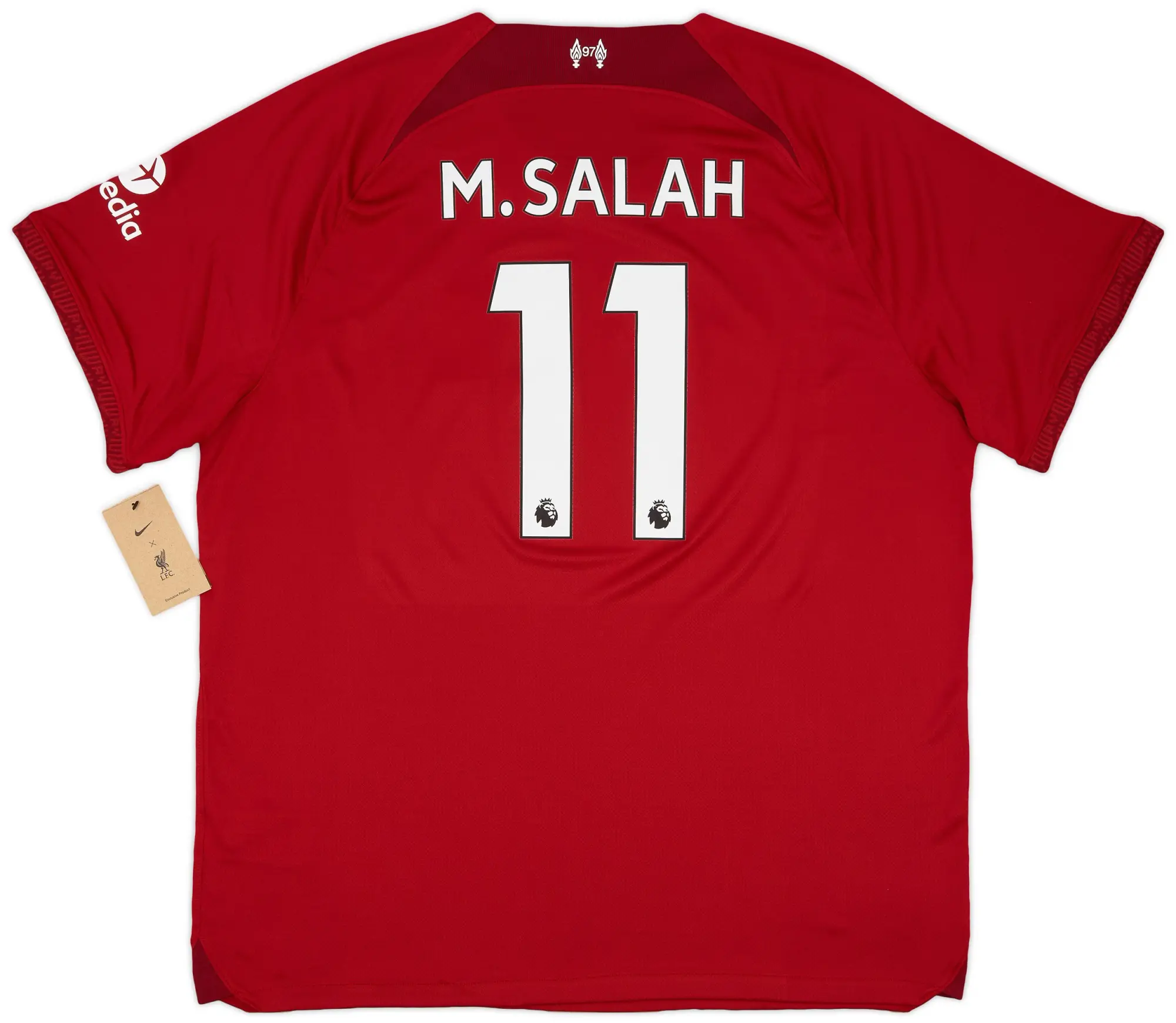 Nike 2022-23 Liverpool Home Shirt M.Salah #11 (XXL)