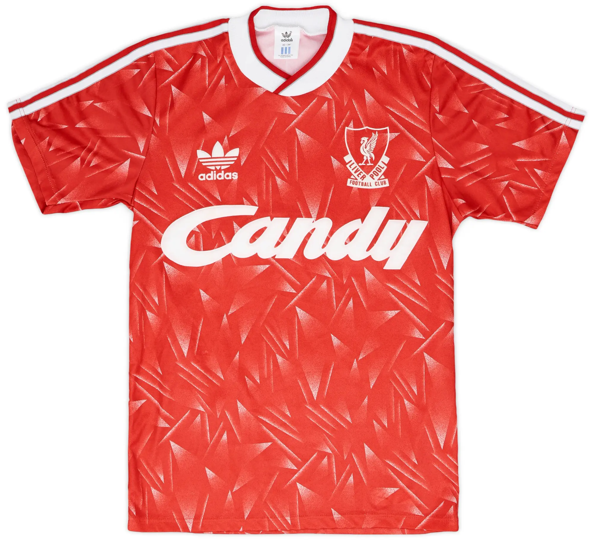 adidas 1989-91 Liverpool Home Shirt - 8/10 - (L.Boys)
