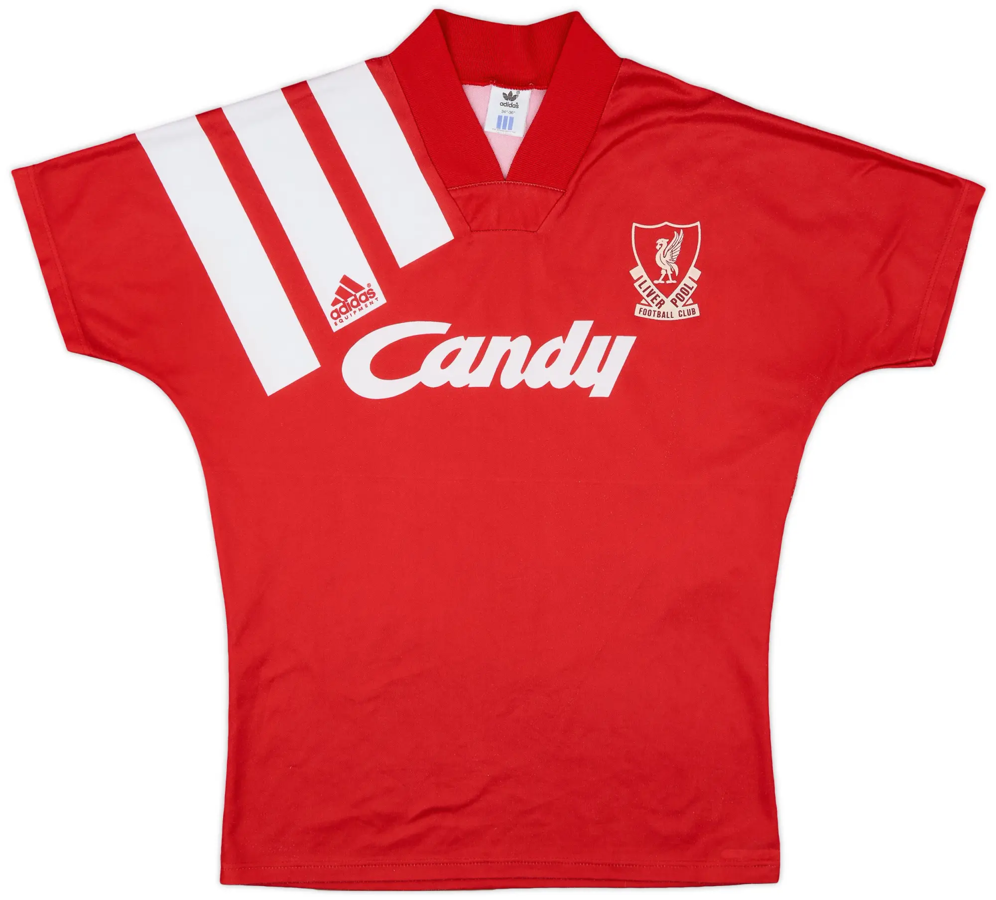 adidas 1991-92 Liverpool Home Shirt - 8/10 - (S)