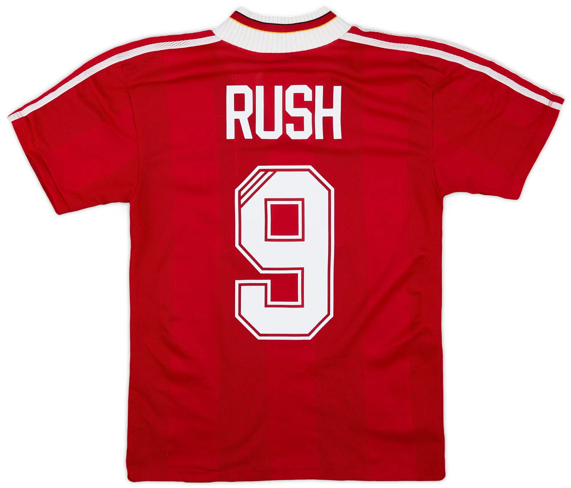 adidas 1995-96 Liverpool Home Shirt Rush #9 - 6/10 - (S)