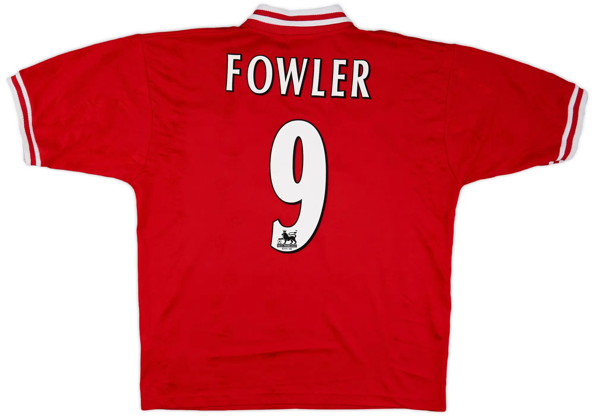 Reebok 1996-98 Liverpool Home Shirt Fowler #9 - 7/10 - (L)