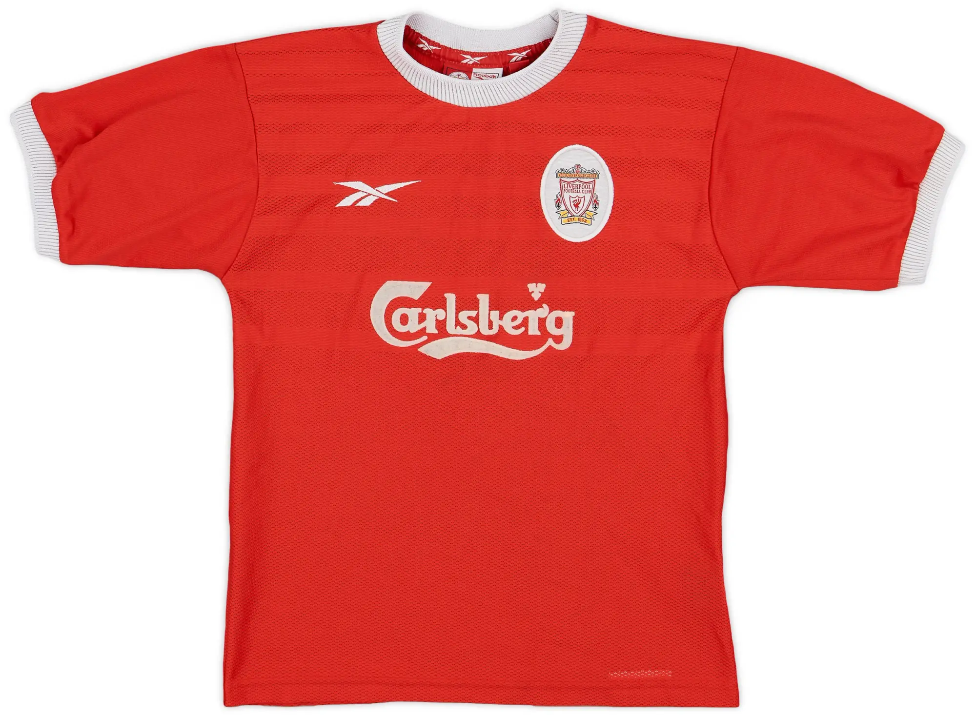 Reebok 1998-00 Liverpool Home Shirt - 6/10 - (M.Boys)