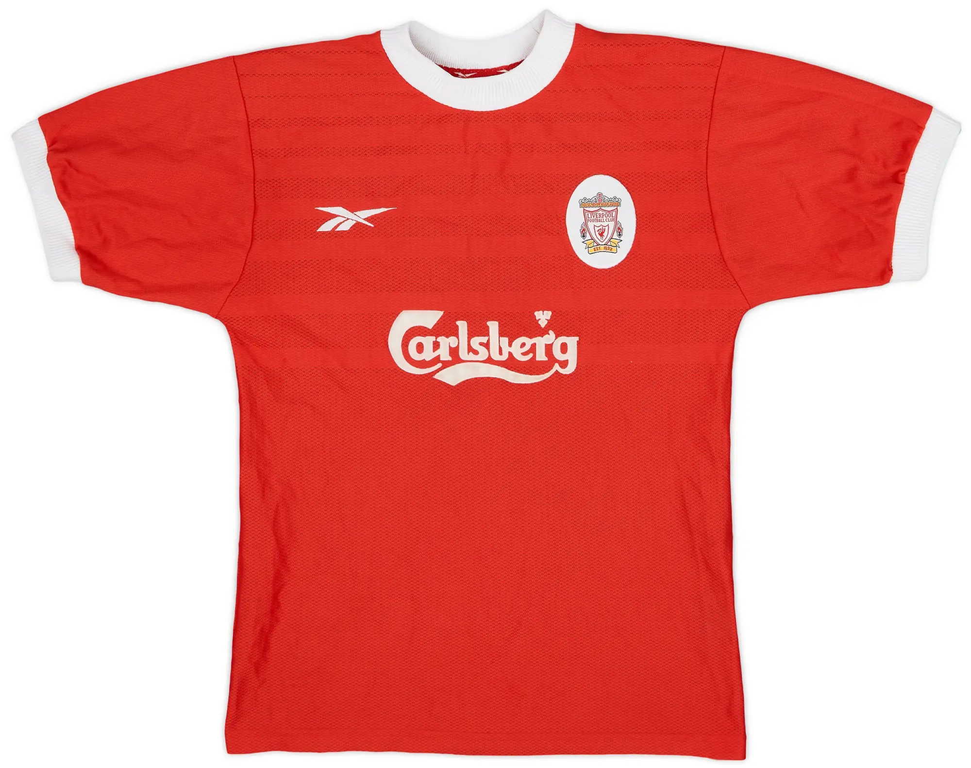 Reebok 1998-00 Liverpool Home Shirt - 8/10 - (XL.Boys)