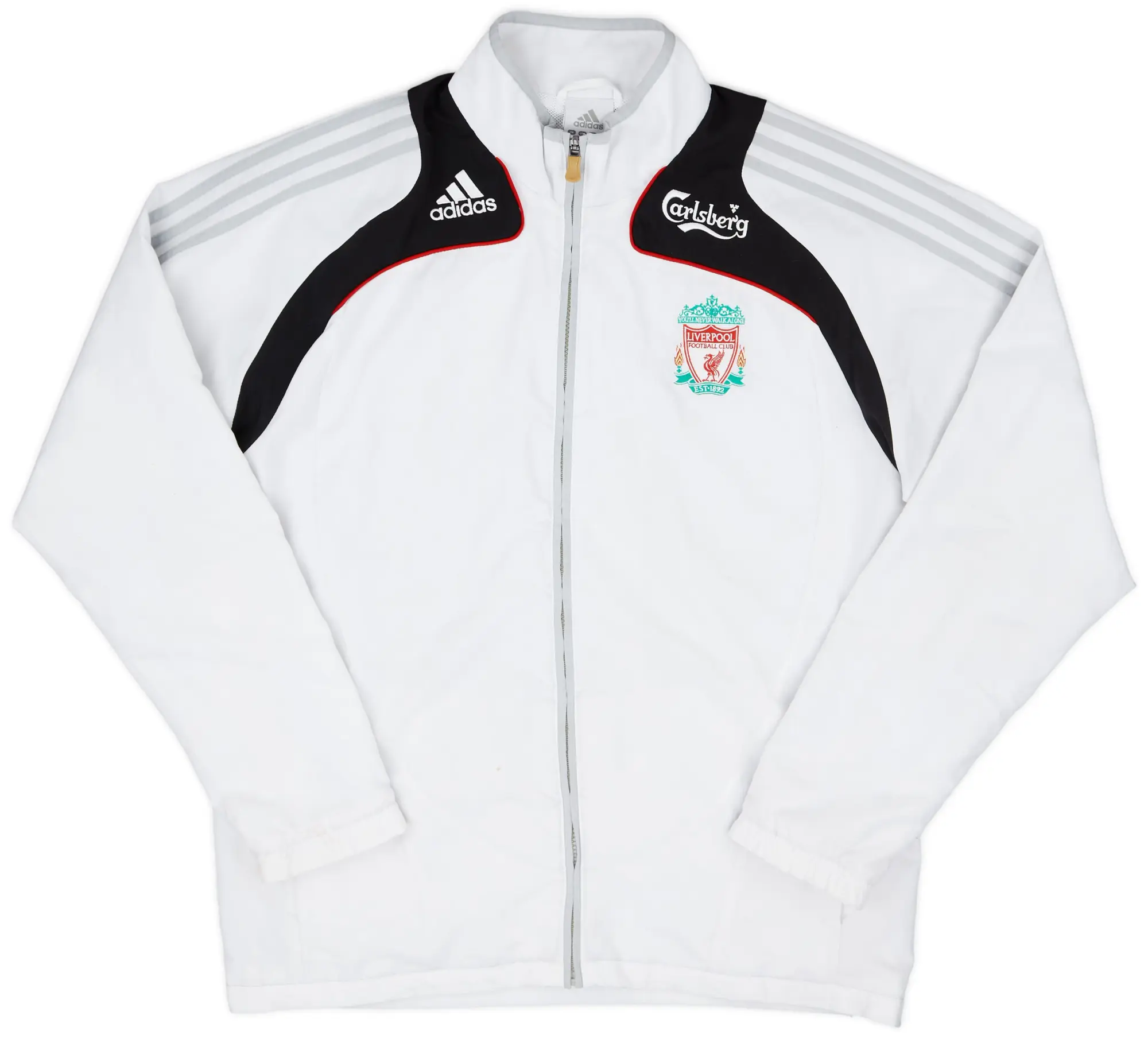 2008-09 Liverpool adidas Track Jacket - 6/10 - (L/XL)