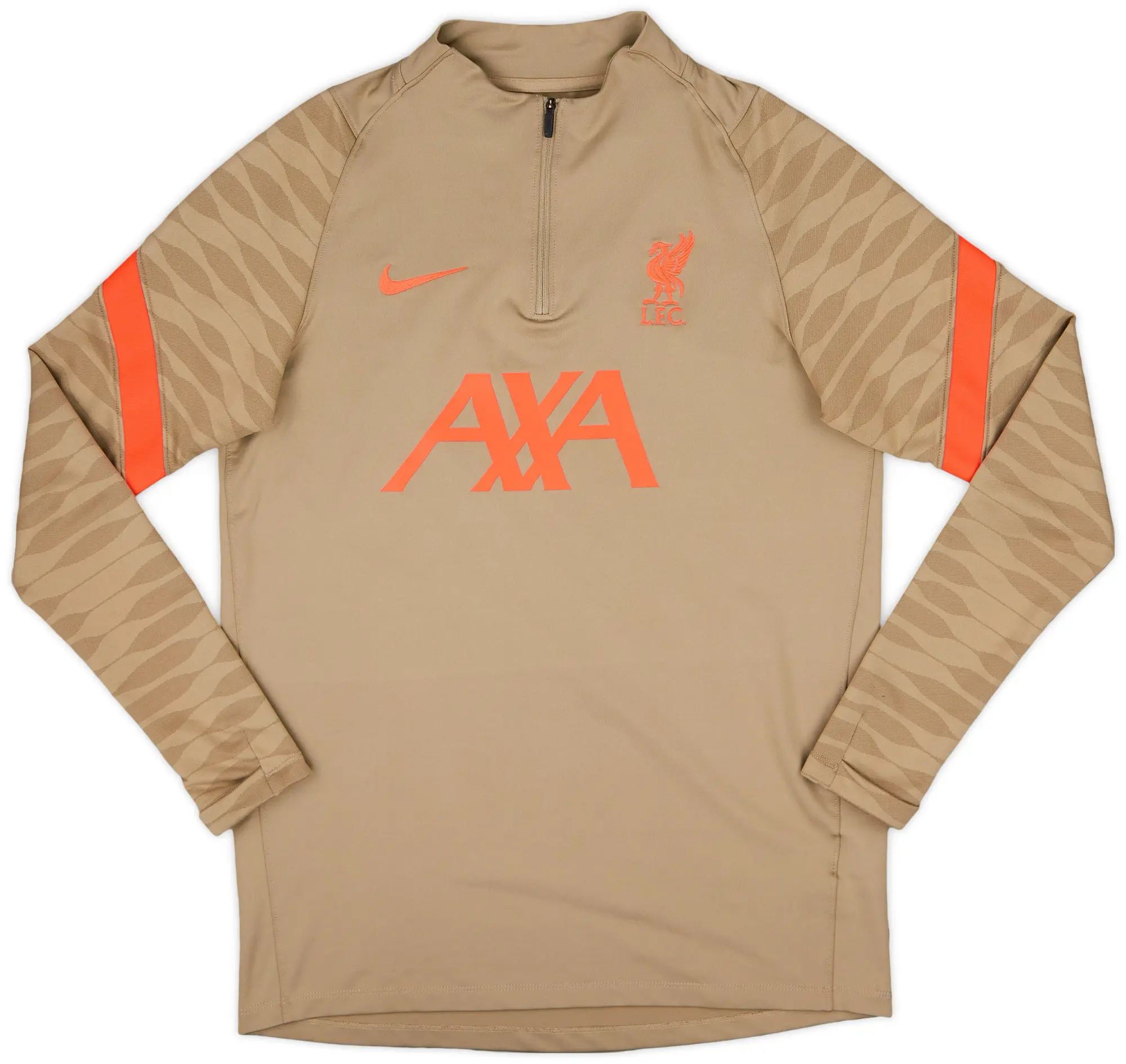 2021-22 Liverpool Nike 1/4 Zip Drill Top - 9/10 - (M)