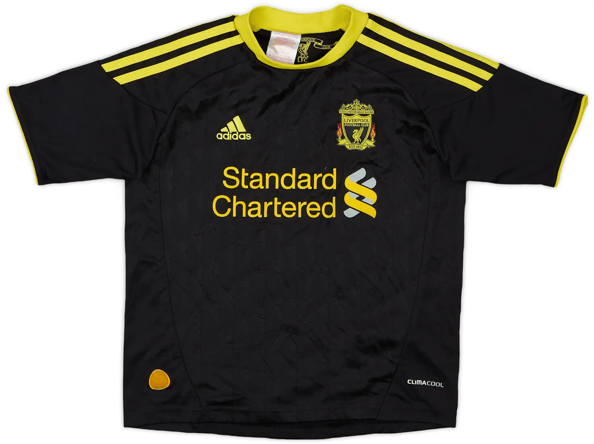 adidas 2010-11 Liverpool Third Shirt - 6/10 - (7-8 Years)