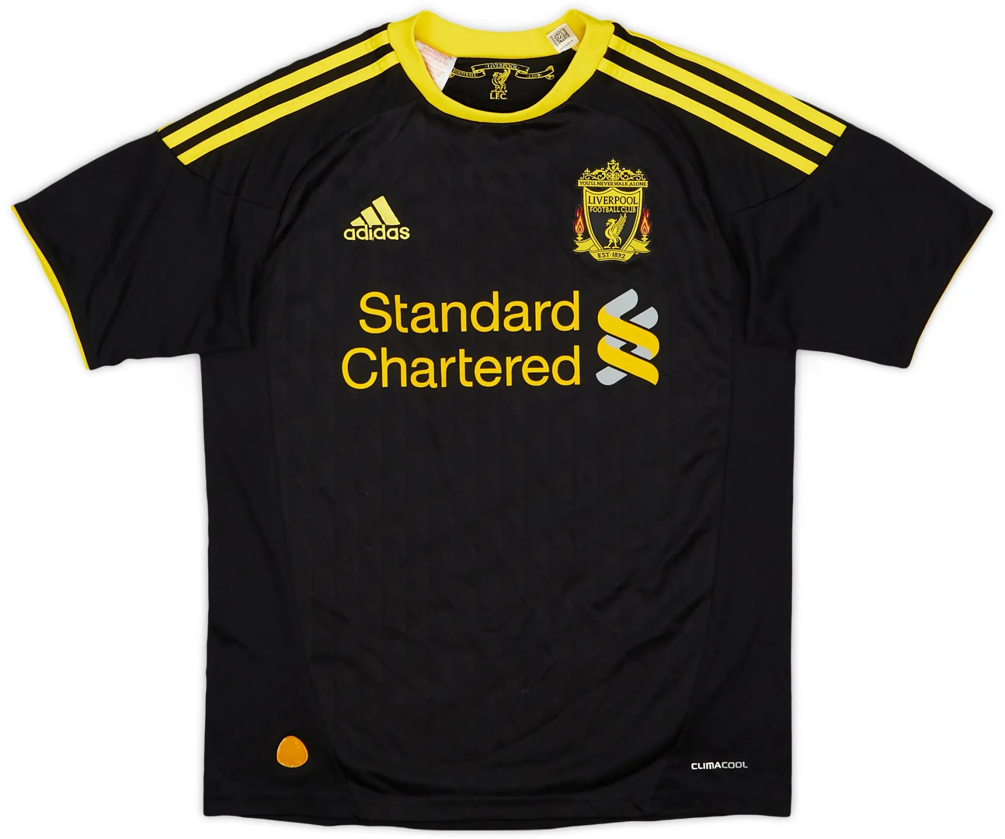 adidas 2010-11 Liverpool Third Shirt - 8/10 - (L.Boys)
