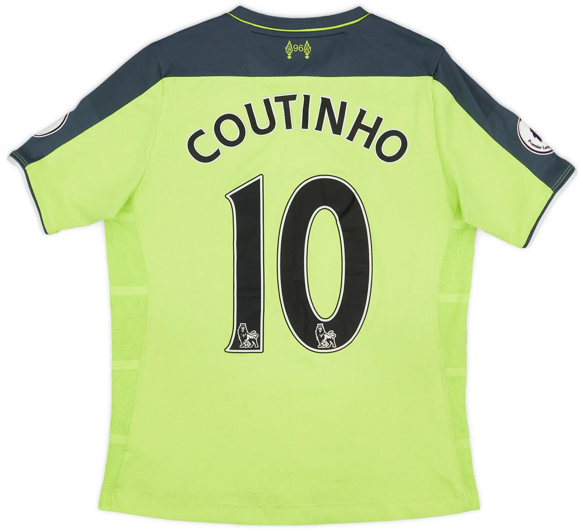 NewBalance 2016-17 Liverpool Third Shirt Coutinho #10 - 6/10 - (XL.Boys)