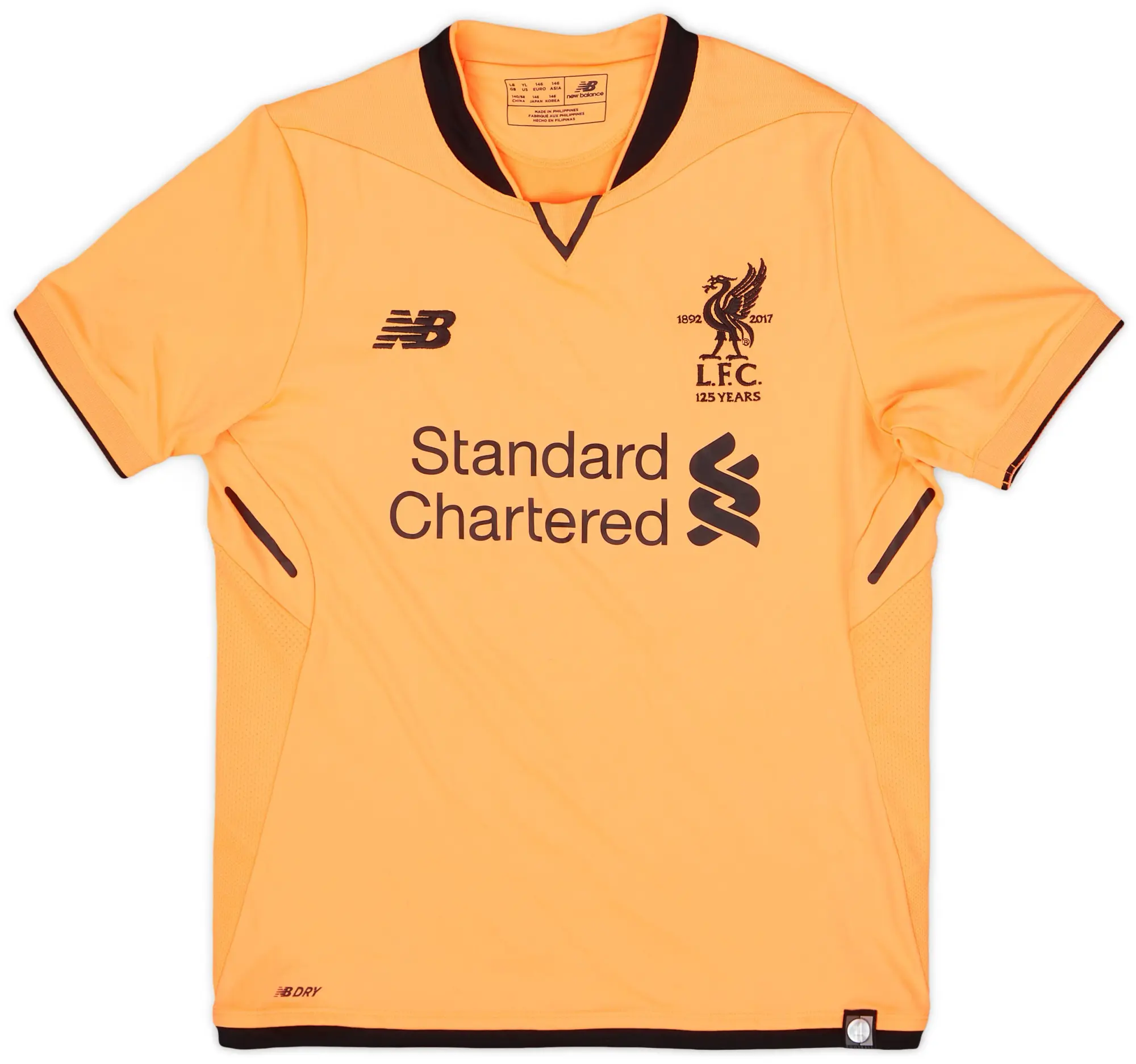 NewBalance 2017-18 Liverpool 125 Years Third Shirt - 8/10 - (L.Boys)