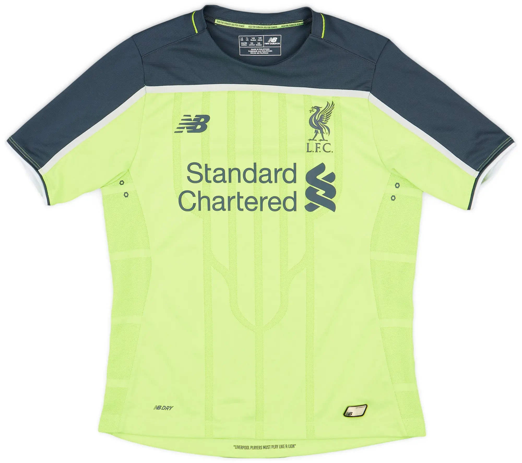 NewBalance 2016-17 Liverpool Third Shirt - 9/10 - (L.Boys)
