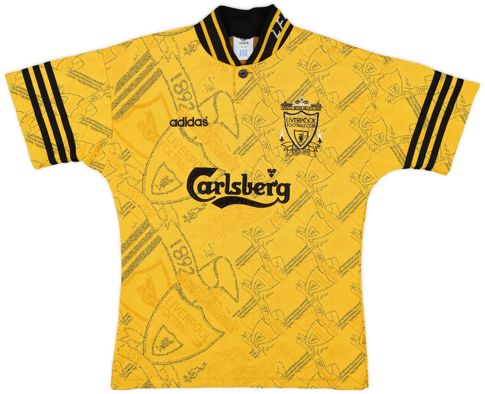 adidas 1994-96 Liverpool Third Shirt - 6/10 - (M.Boys)