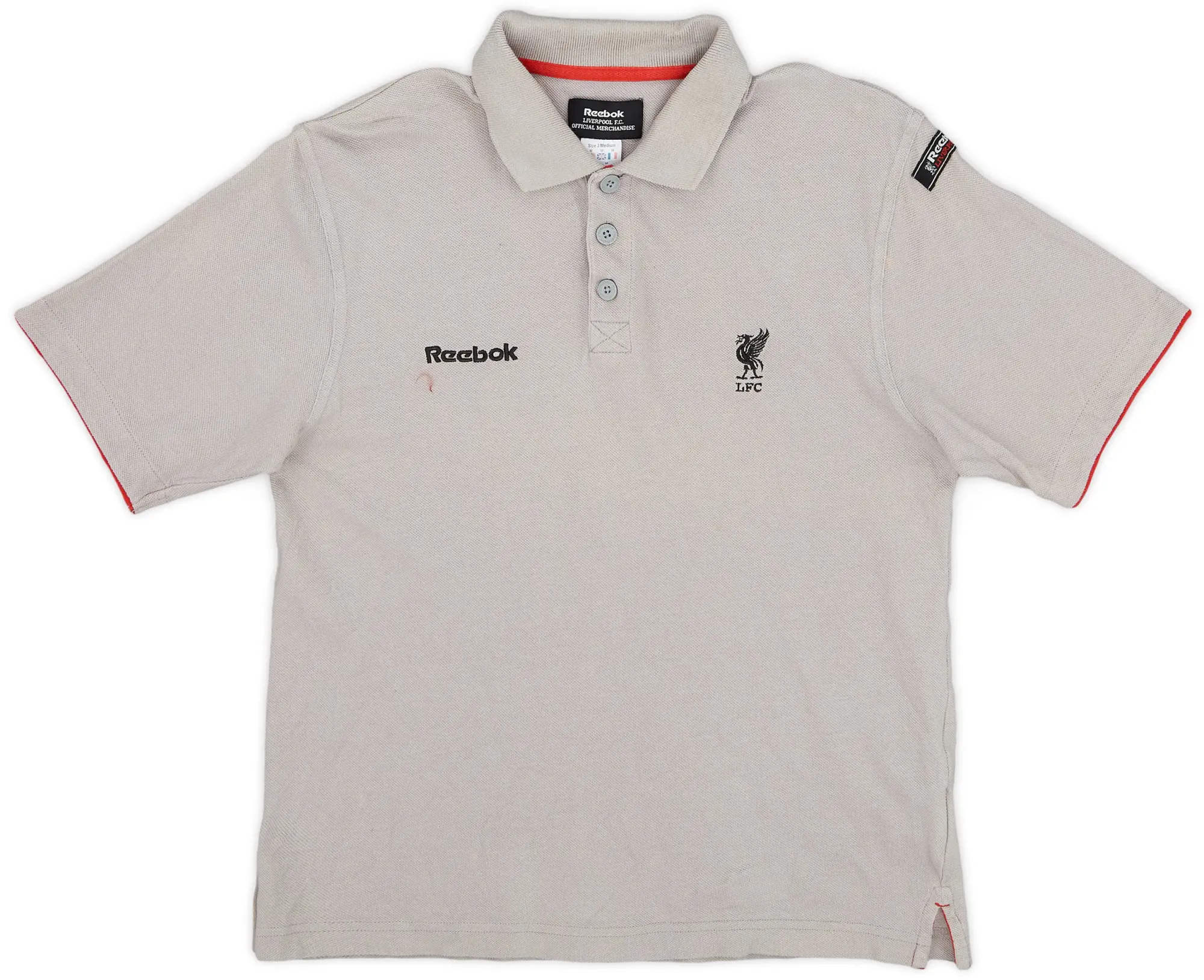 2000-01 Liverpool Reebok Polo Shirt - 6/10 - (M.Boys)