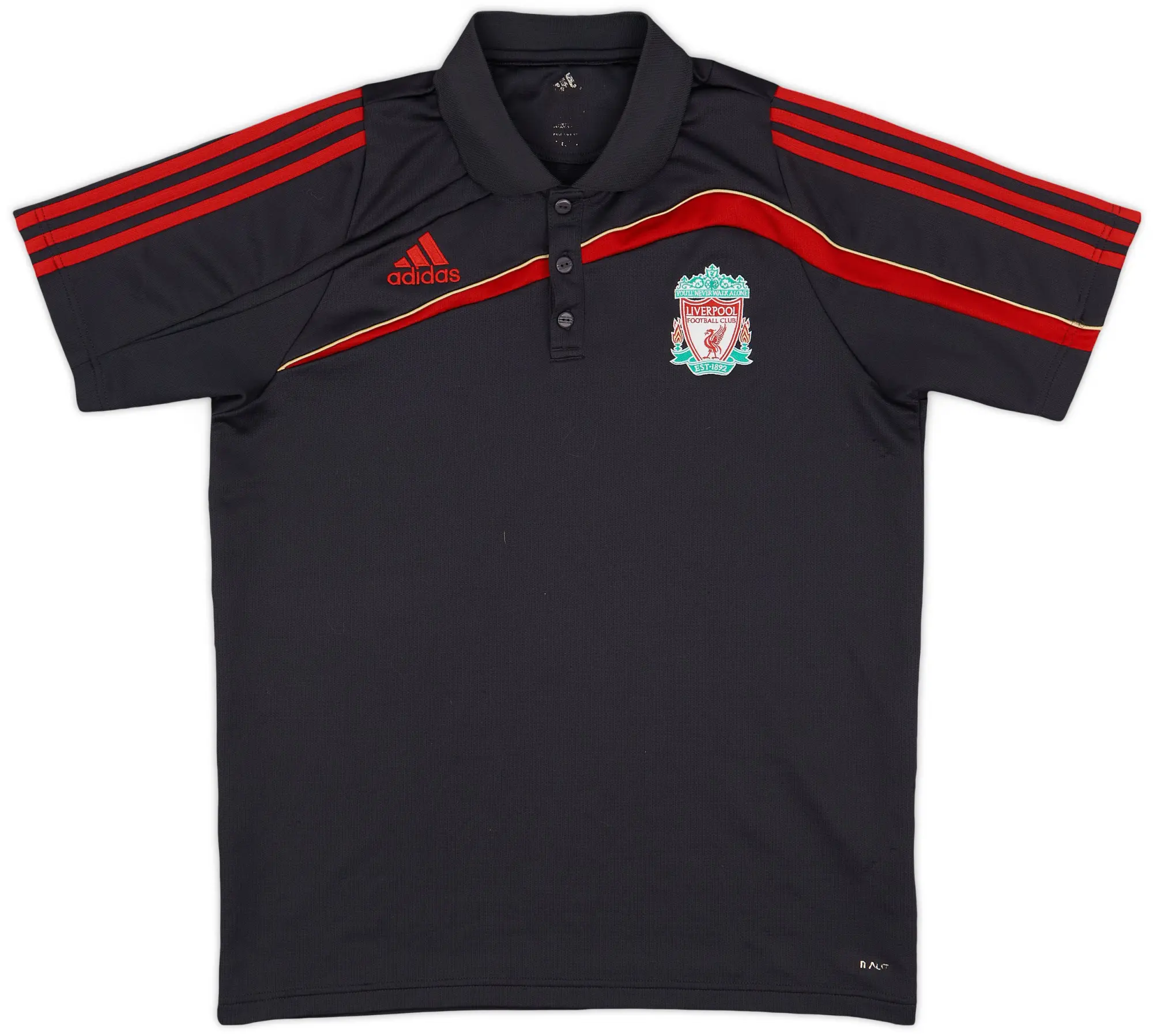 2009-10 Liverpool adidas Polo Shirt - 8/10 - (L)