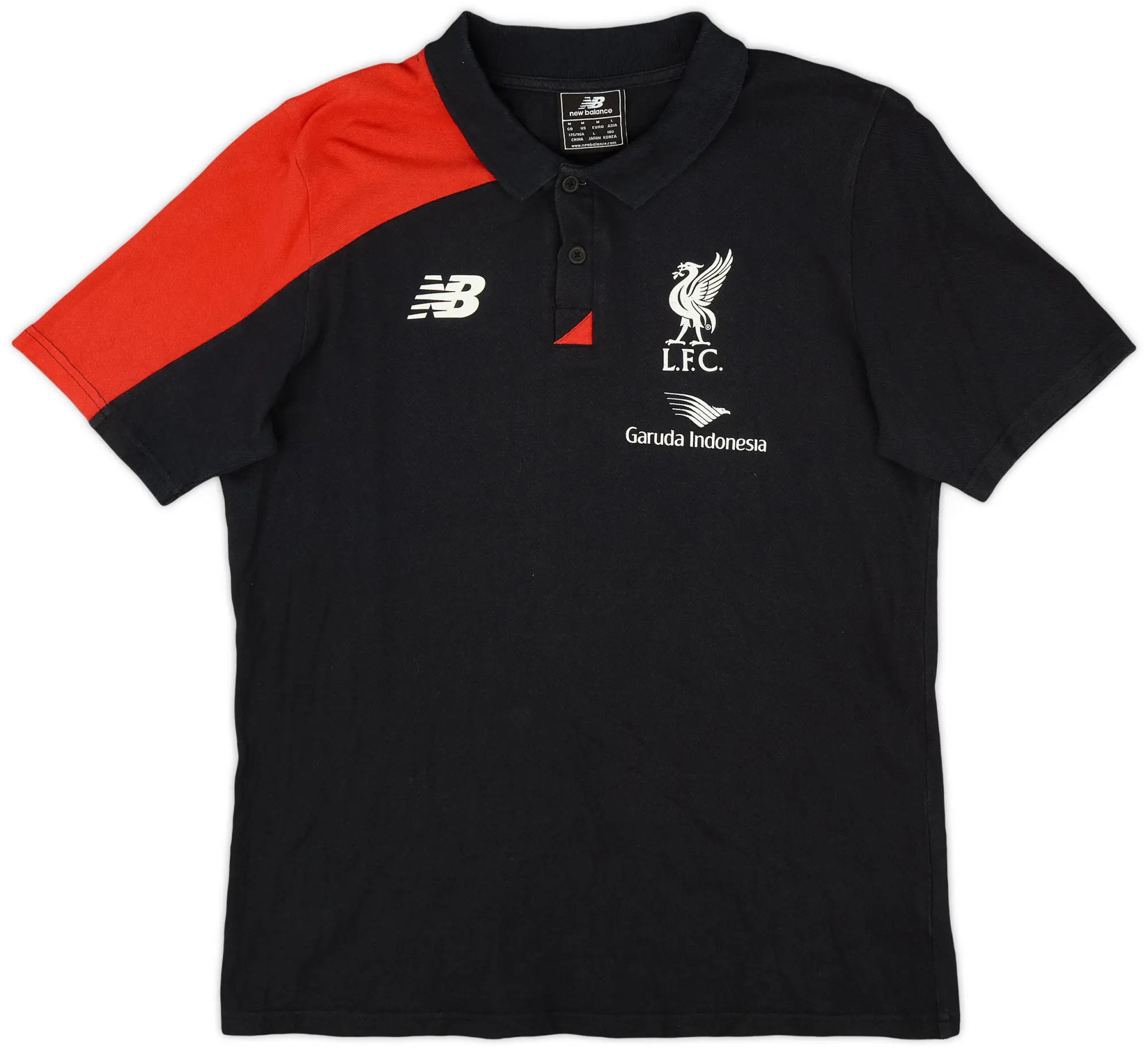 2015-16 Liverpool New Balance Polo Shirt - 9/10 - (M)