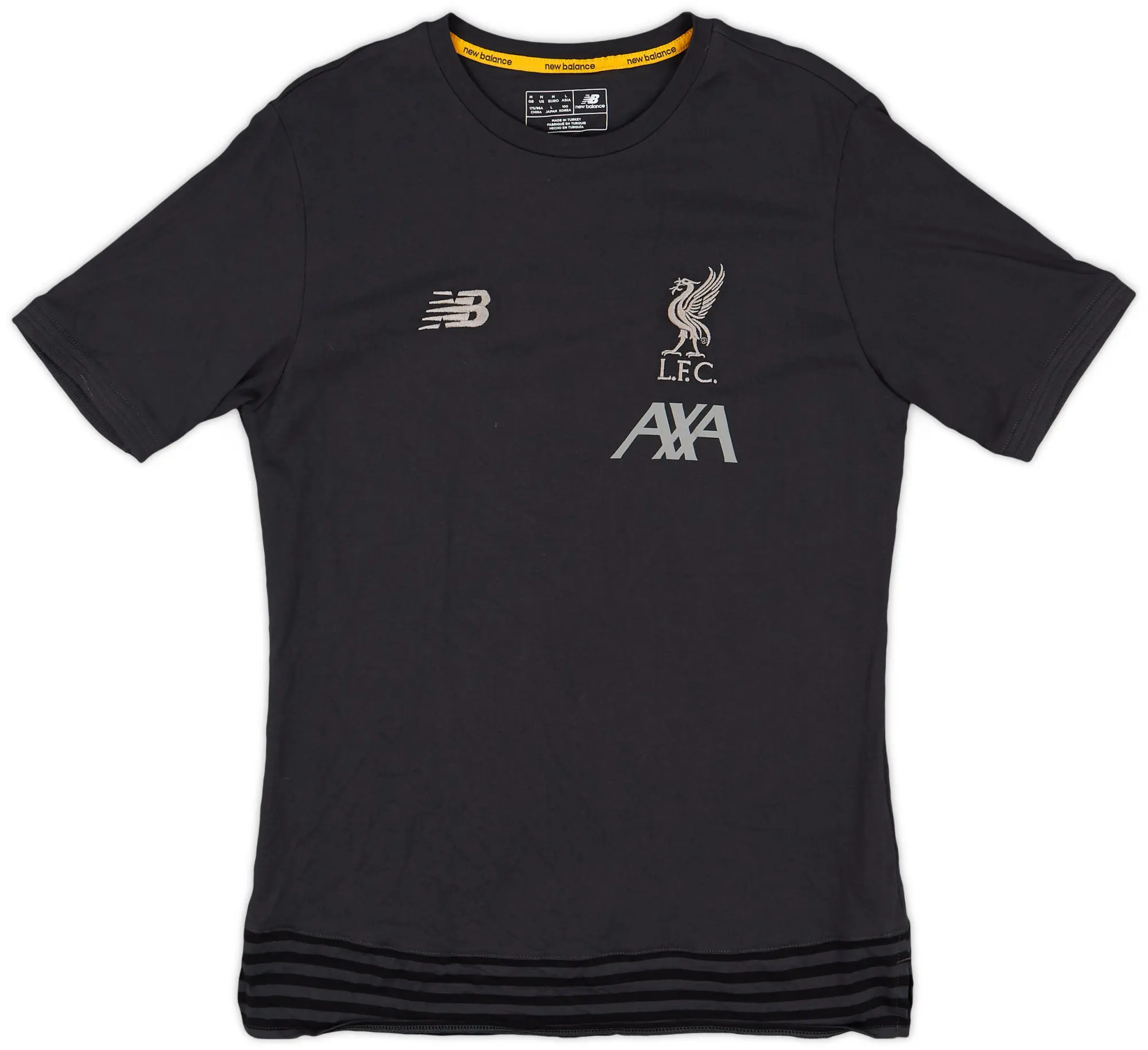 2018-19 Liverpool New Balance Cotton Tee - 8/10 - (M)