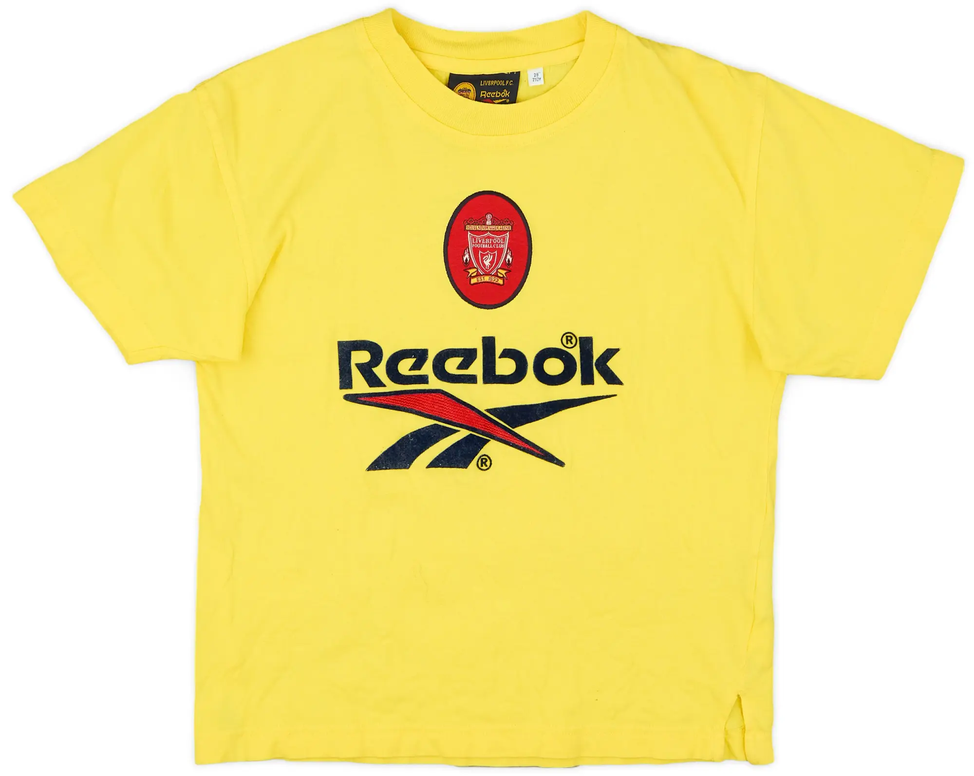 1997-99 Liverpool Reebok Cotton Tee - 9/10 - (S.Boys)