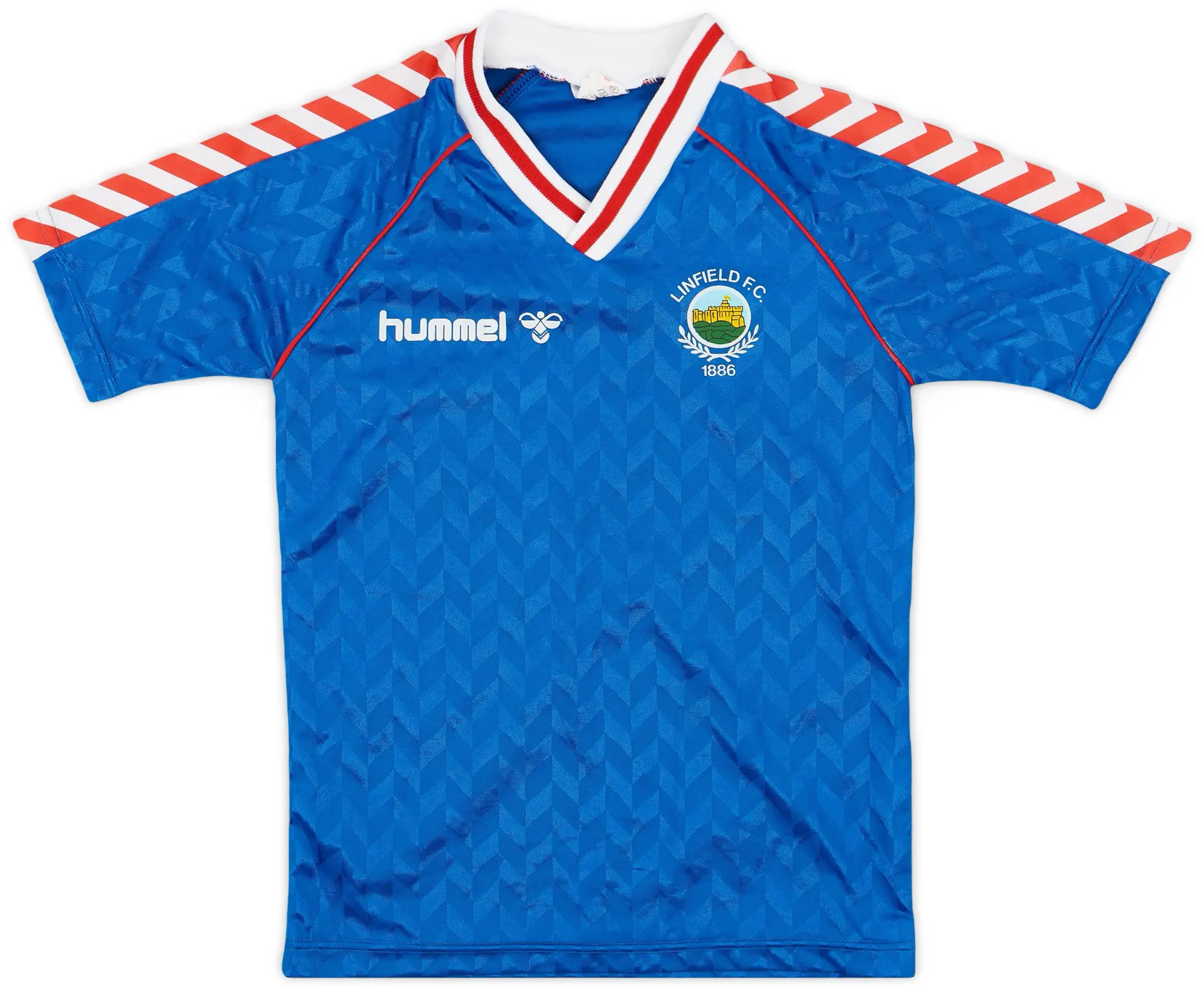 Hummel 1987-90 Linfield Home Shirt - 7/10 - (L.Boys)