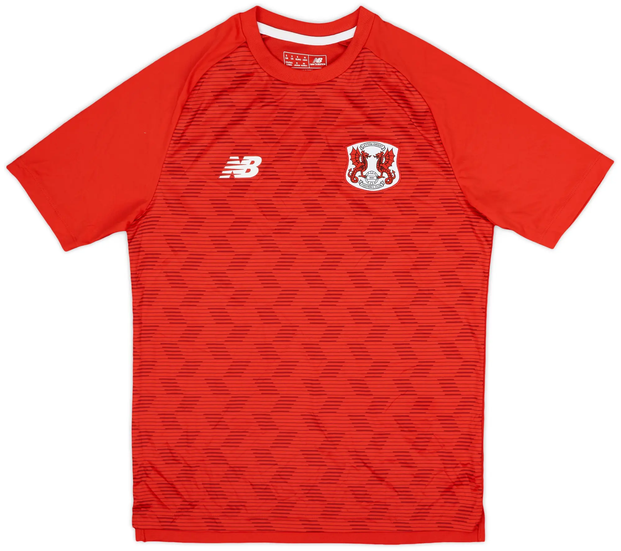 2019-20 Leyton Orient New Balance Training Shirt - 8/10 - (S)