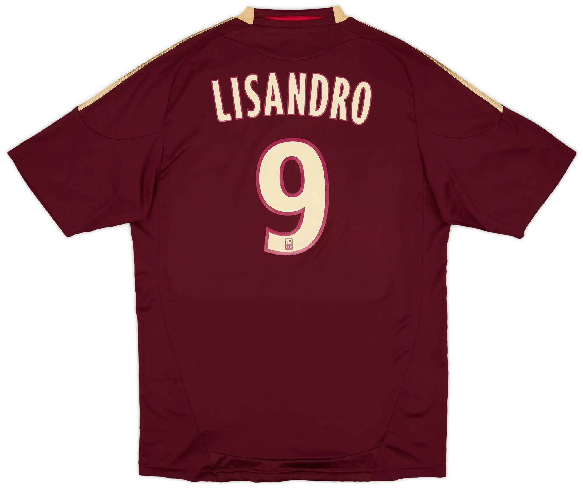 adidas 2010-11 Lyon Away Shirt Lisandro #9 - 8/10 - (L)