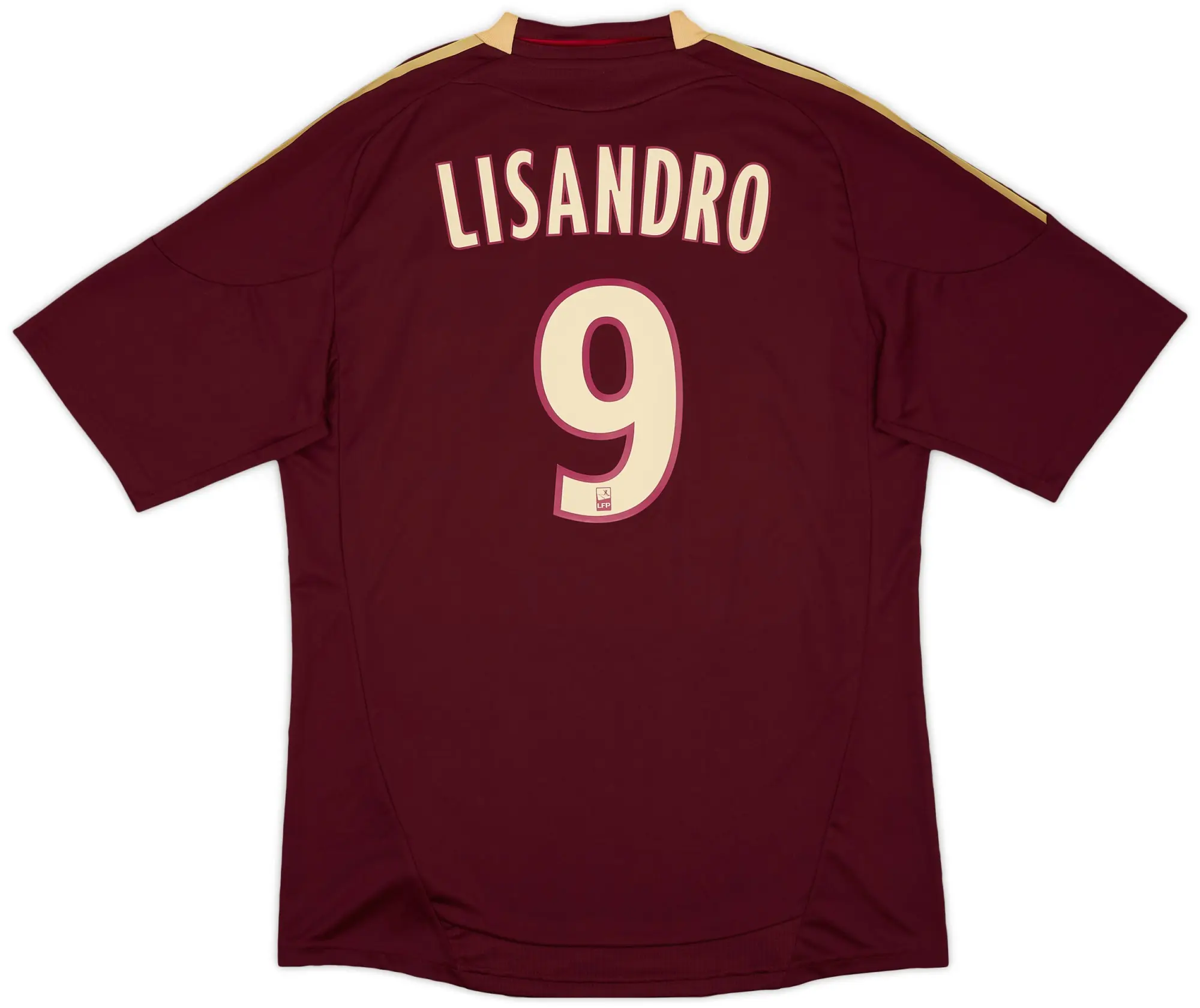 adidas 2010-11 Lyon Away Shirt Lisandro #9 (XL)