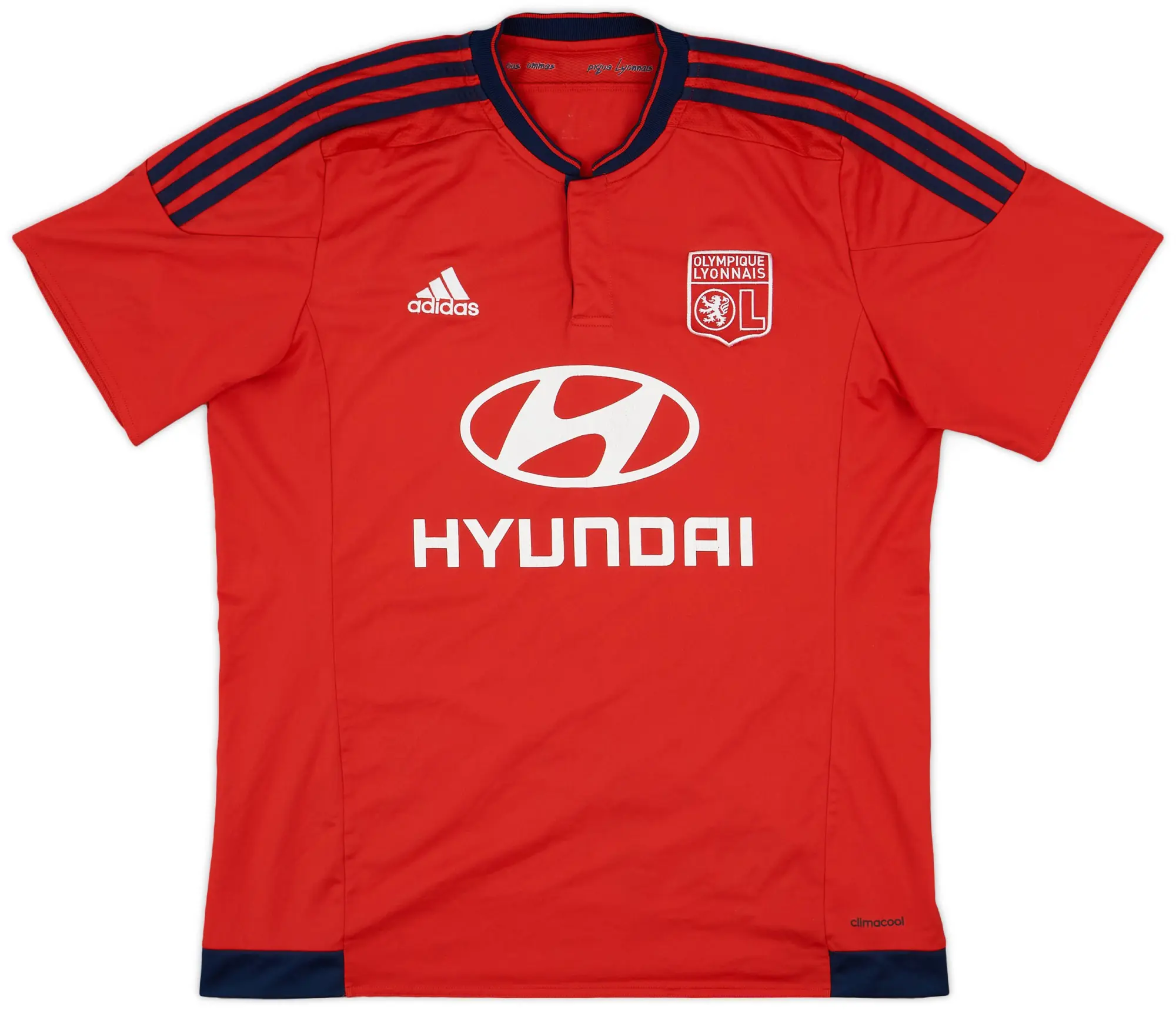 adidas 2015-16 Lyon Away Shirt - 6/10 - (L)