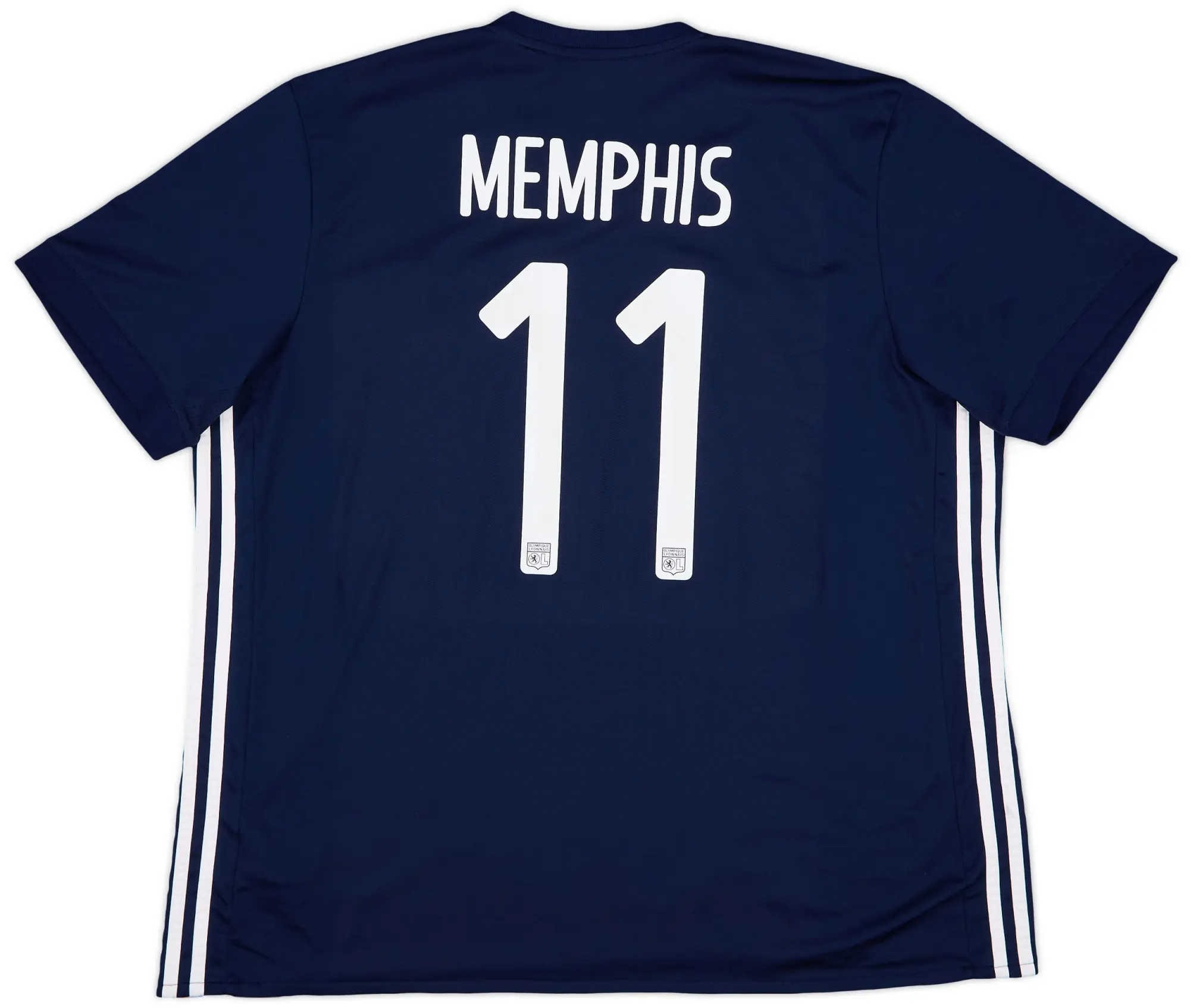 adidas 2017-18 Lyon Away Shirt Memphis #11 - 7/10 - (XXL)