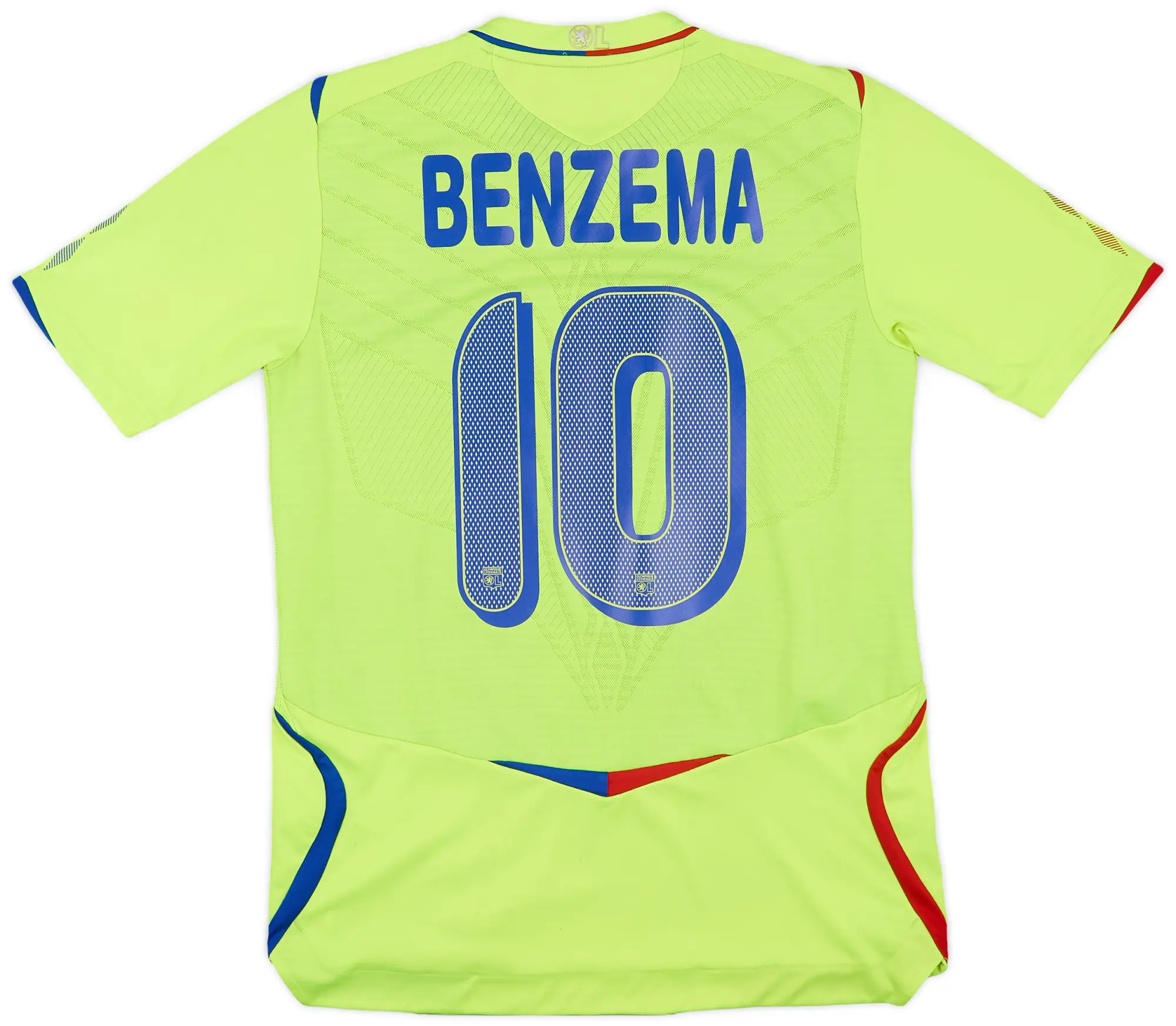 Umbro 2008-09 Lyon European Shirt Benzema #10 - 5/10 - (S)