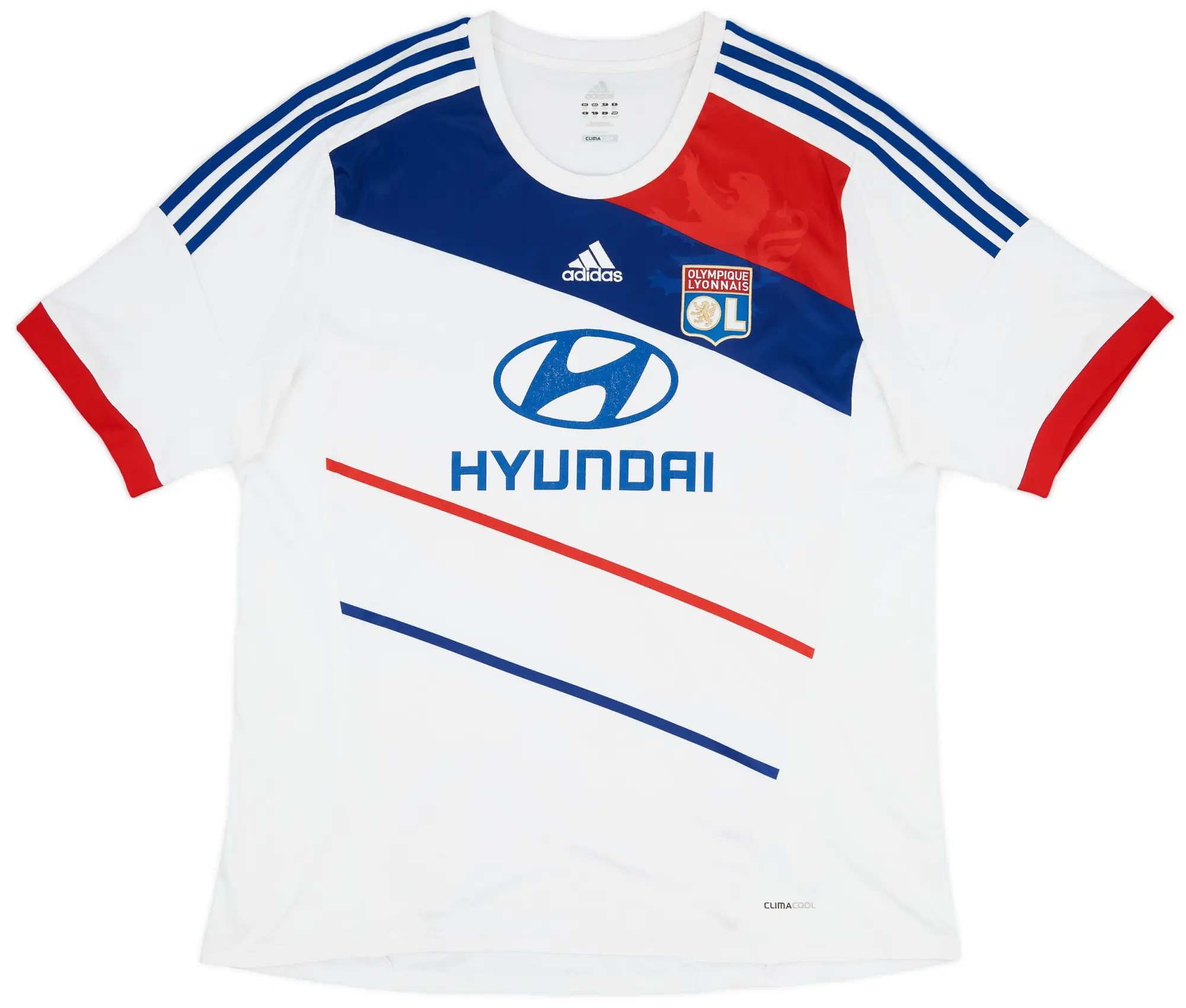 adidas 2012-13 Lyon Home Shirt - 7/10 - (XXL)