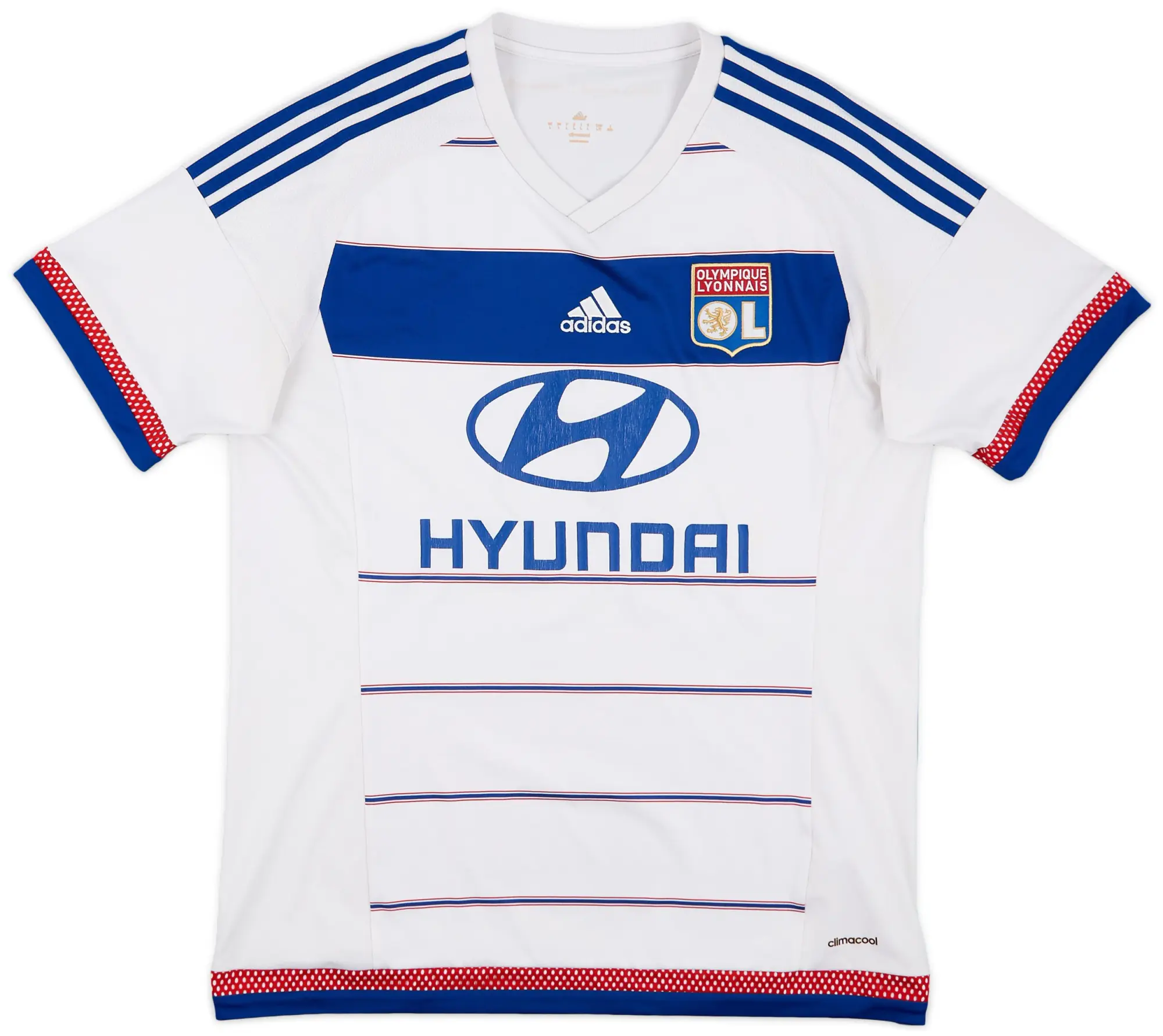 adidas 2015-16 Lyon Home Shirt - 6/10 - (L)