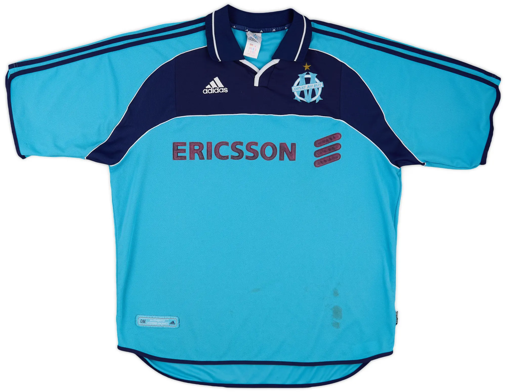 adidas 2000-01 Olympique Marseille Away Shirt - 5/10 - (XL)