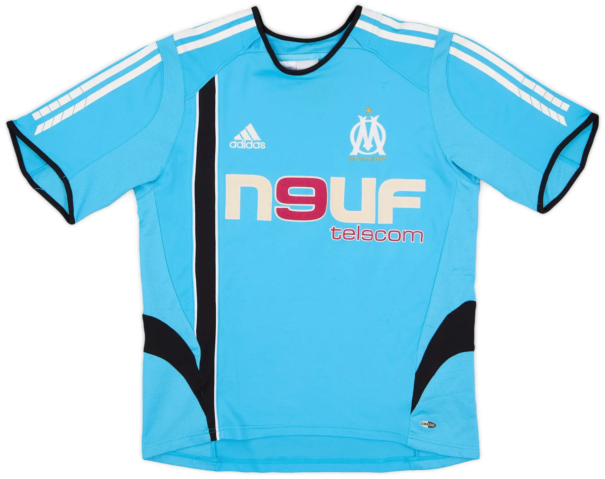 adidas 2005-06 Olympique Marseille Away Shirt - 7/10 - (L.Boys)