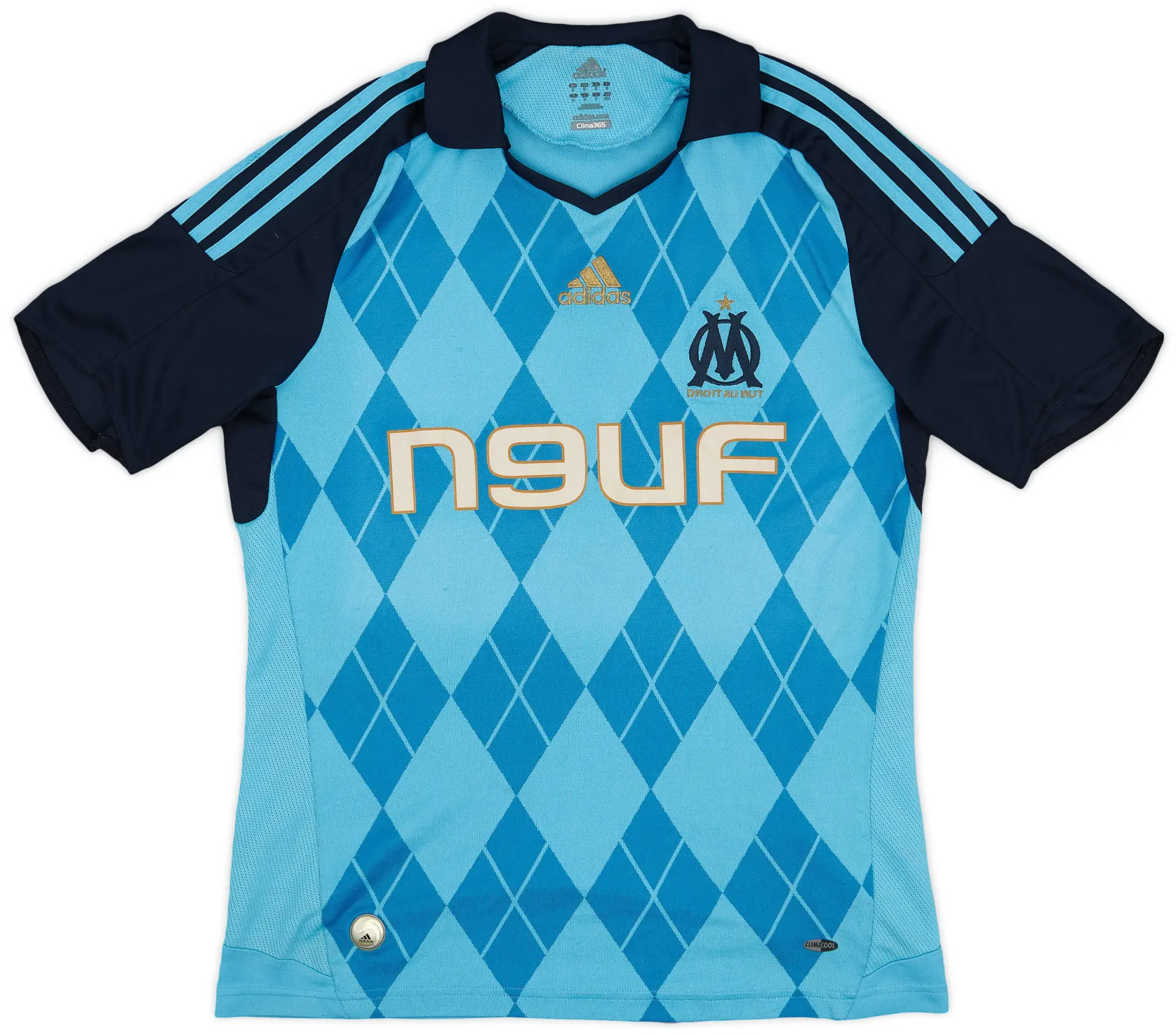 adidas 2008-09 Olympique Marseille Away Shirt - 6/10 - (M)