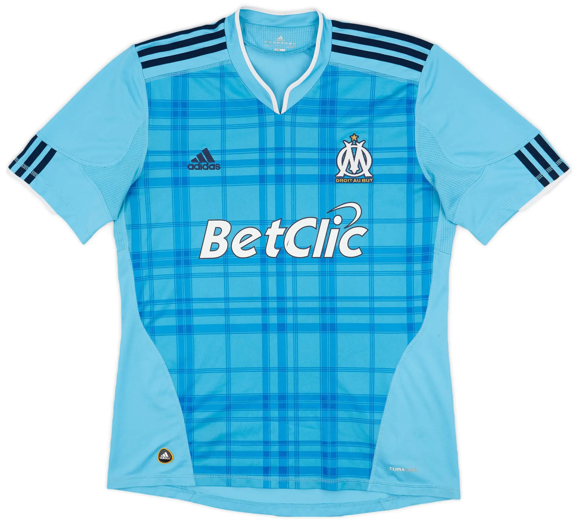 adidas 2010-11 Olympique Marseille Away Shirt - 7/10 - (L)