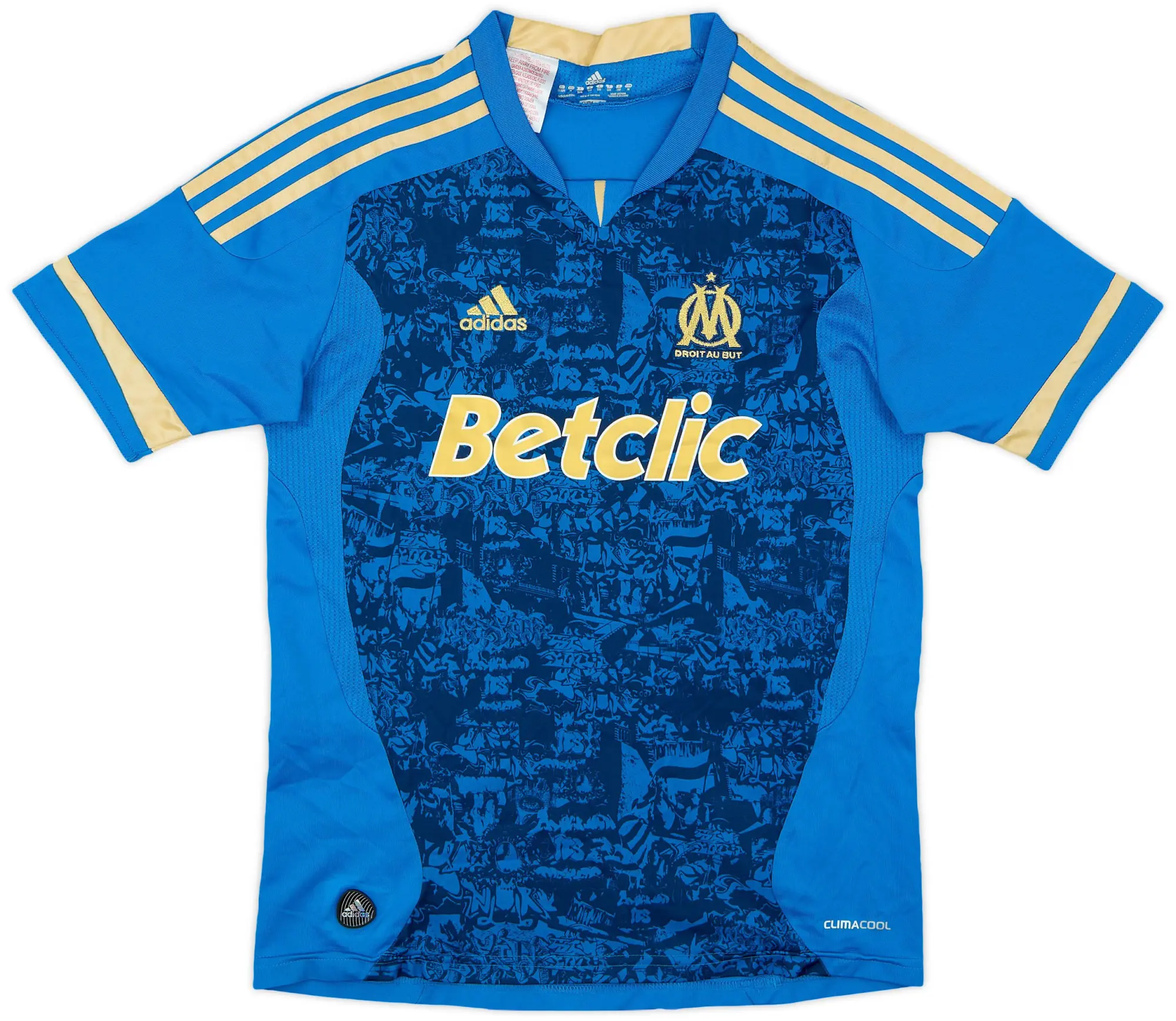 adidas 2011-12 Olympique Marseille Away Shirt - 9/10 - (M.Boys)