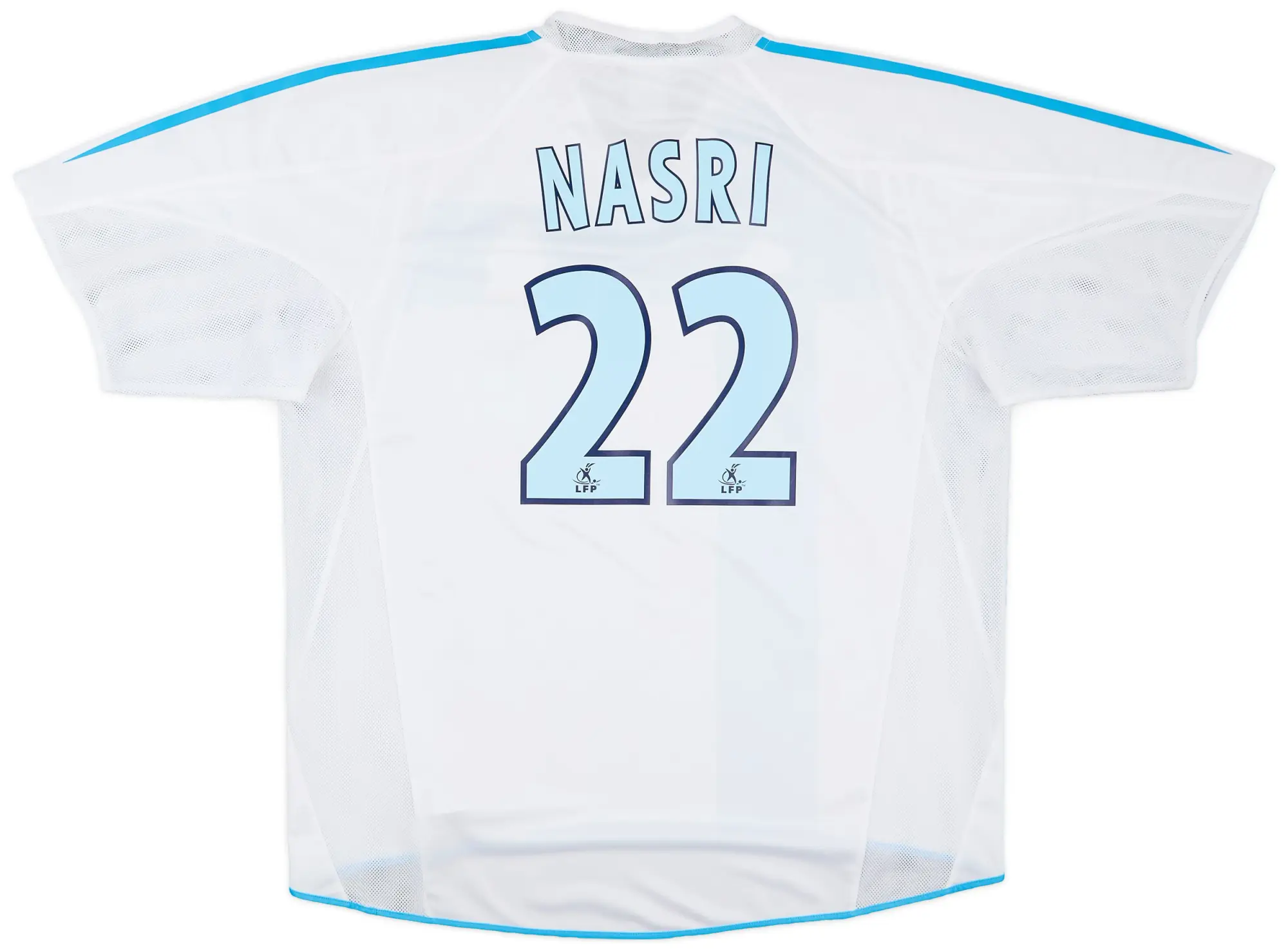 adidas 2004-05 Olympique Marseille Home Shirt Nasri #22 - 8/10 - (XL)