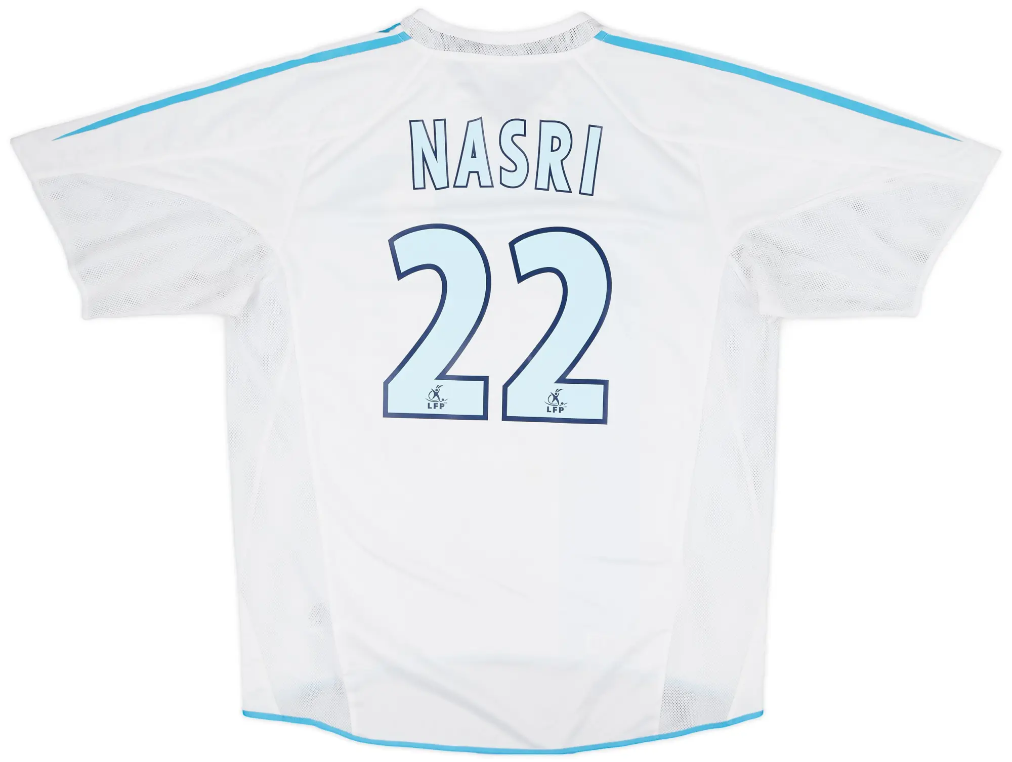 adidas 2004-05 Olympique Marseille Home Shirt Nasri #22 - 8/10 - (L)