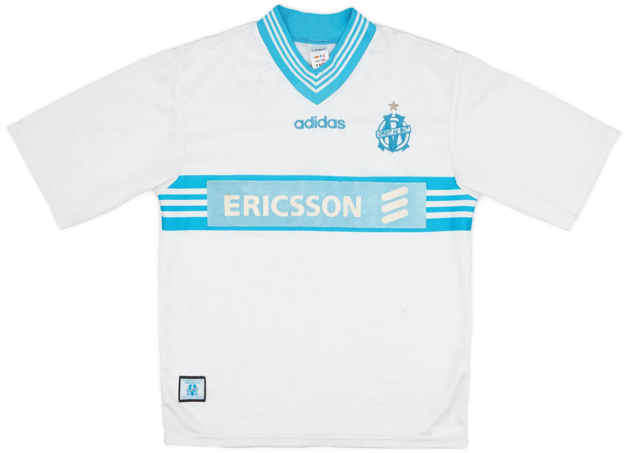 adidas 1997-98 Olympique Marseille Home Shirt - 6/10 - (M)