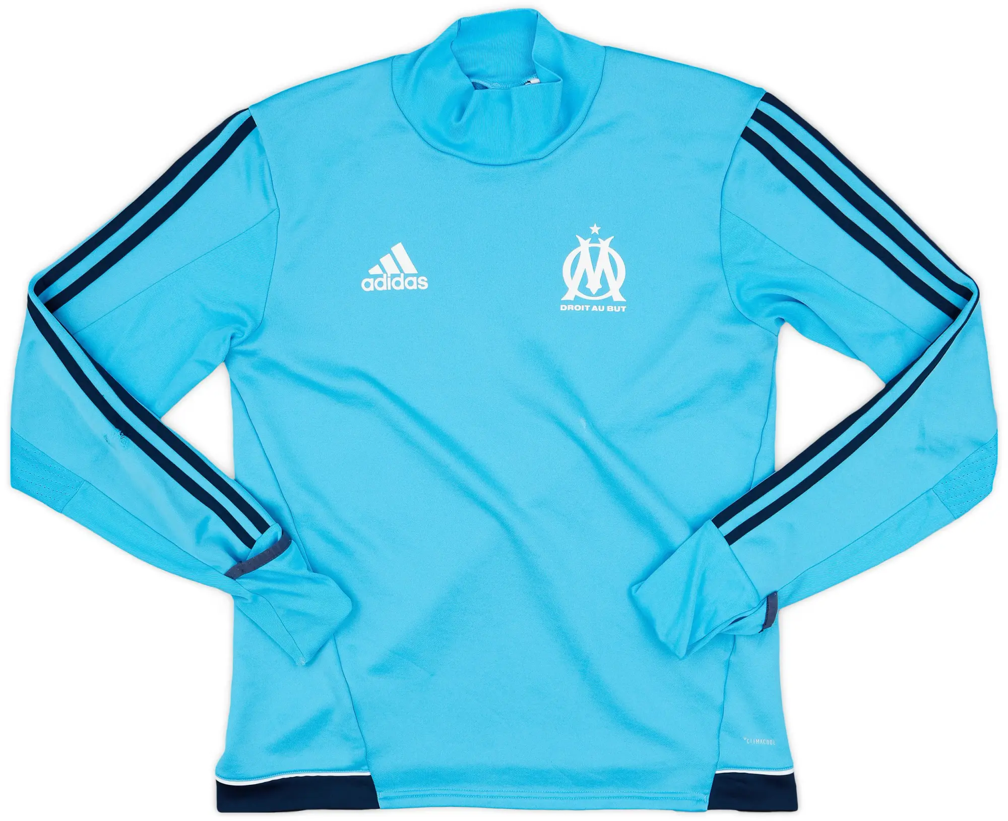 2017-18 Olympique Marseille adidas Sweat Top - 5/10 - (M)