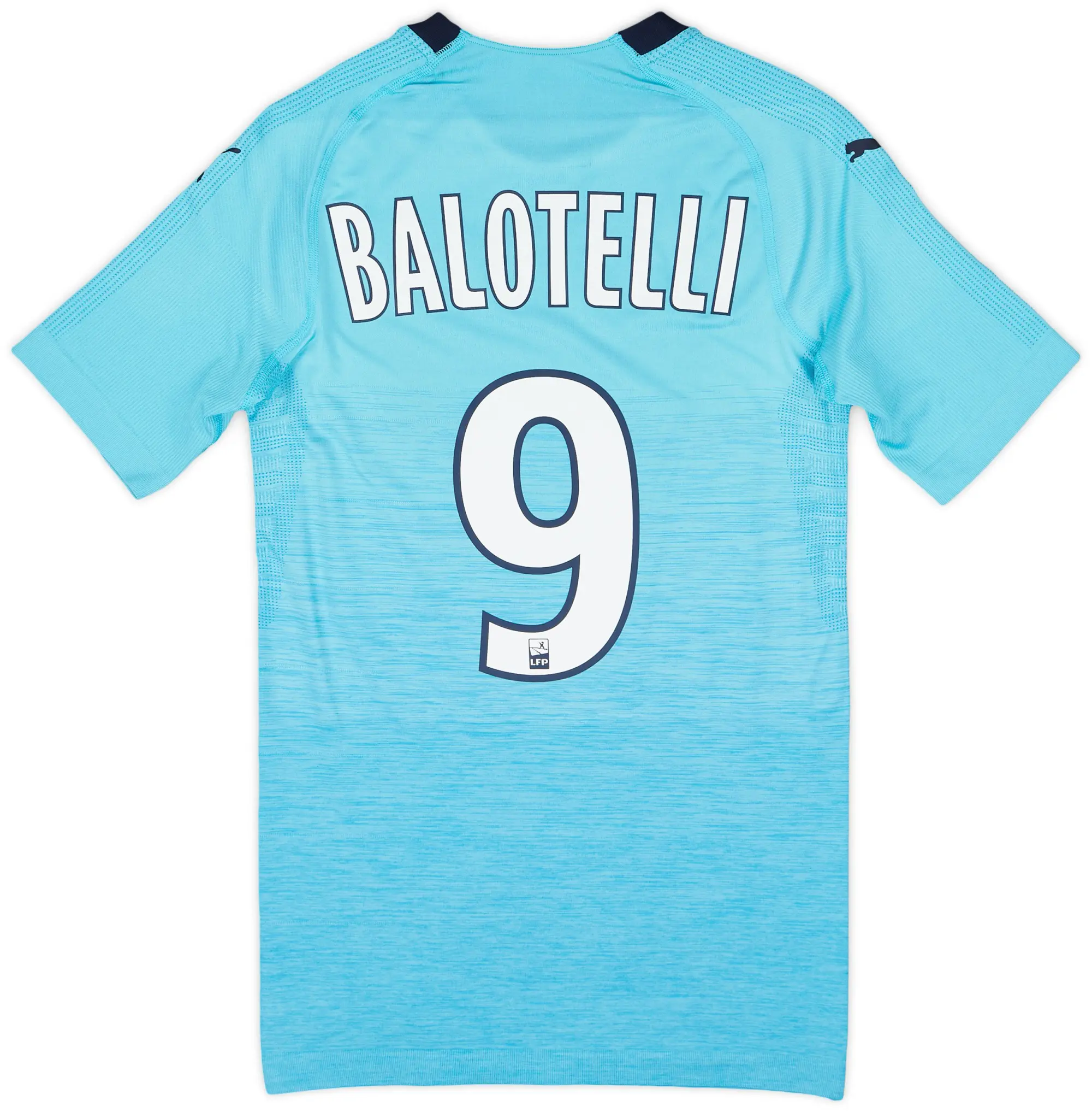 Puma 2018-19 Olympique Marseille Authentic EvoKnit Player Issue Third Shirt Balotelli #9 - 10/10 - (S)