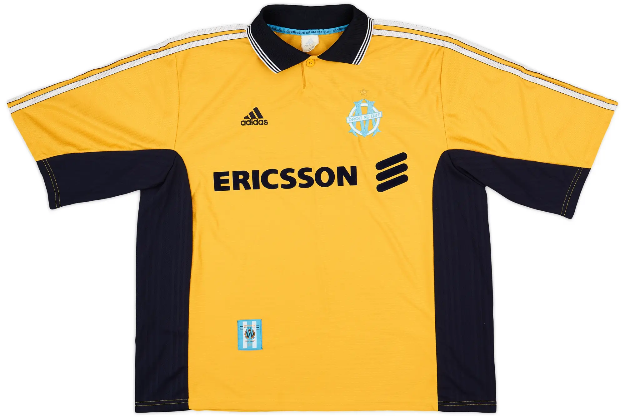 adidas 1998-99 Olympique Marseille Third Shirt - 9/10 - (XL)