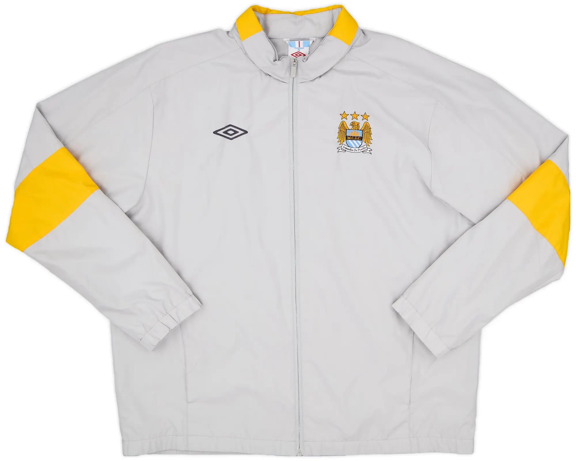 2010-11 Manchester City Umbro Track Jacket - 8/10 - (XXL)