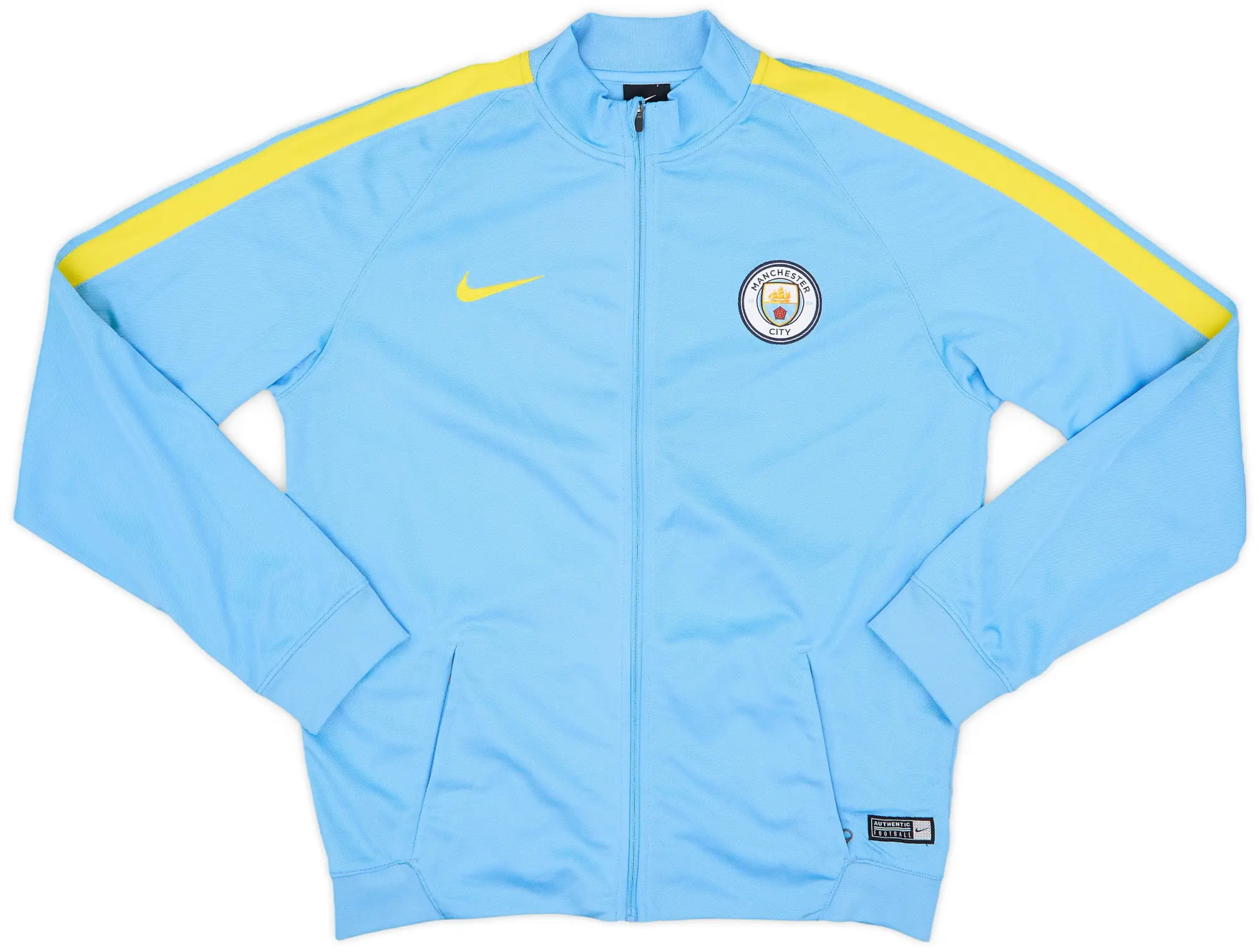 2016-17 Manchester City Nike Track Jacket - 8/10 - (XL.Boys)