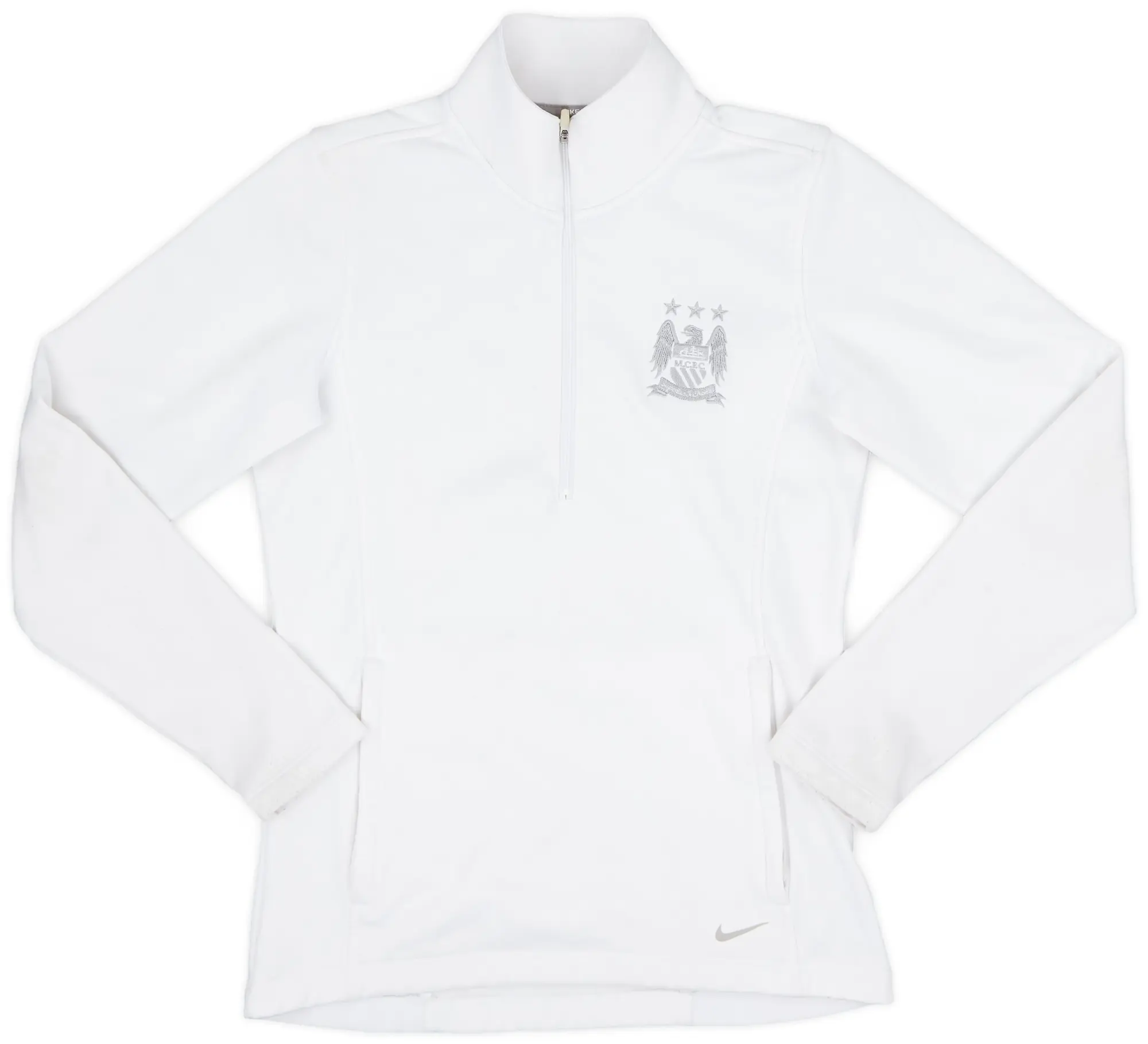 2014-15 Manchester City Nike 1/4 Zip Drill Top - 4/10 - (S)